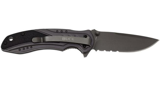 Image for Buck 865 Trigger Knife 0865BKX-B, partially serrated