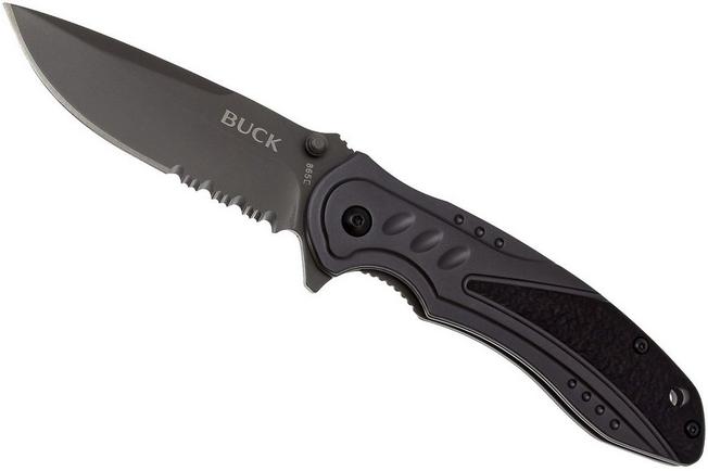 Image for Buck 865 Trigger Knife 0865BKX-B, partially serrated