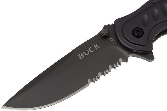 Image for Buck 865 Trigger Knife 0865BKX-B, partially serrated