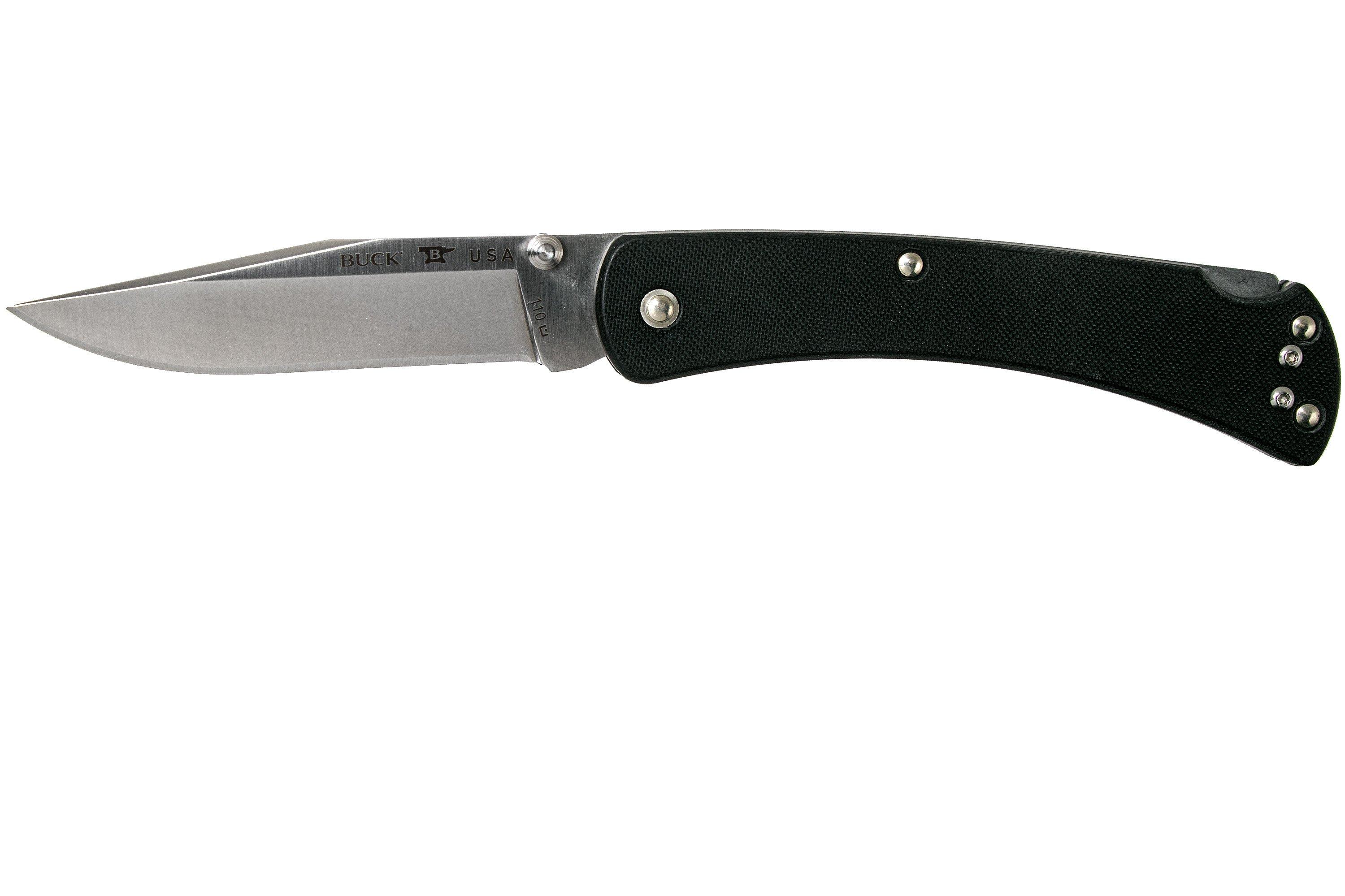 Couteau pliant Buck 110 Hunter avec étui cuir