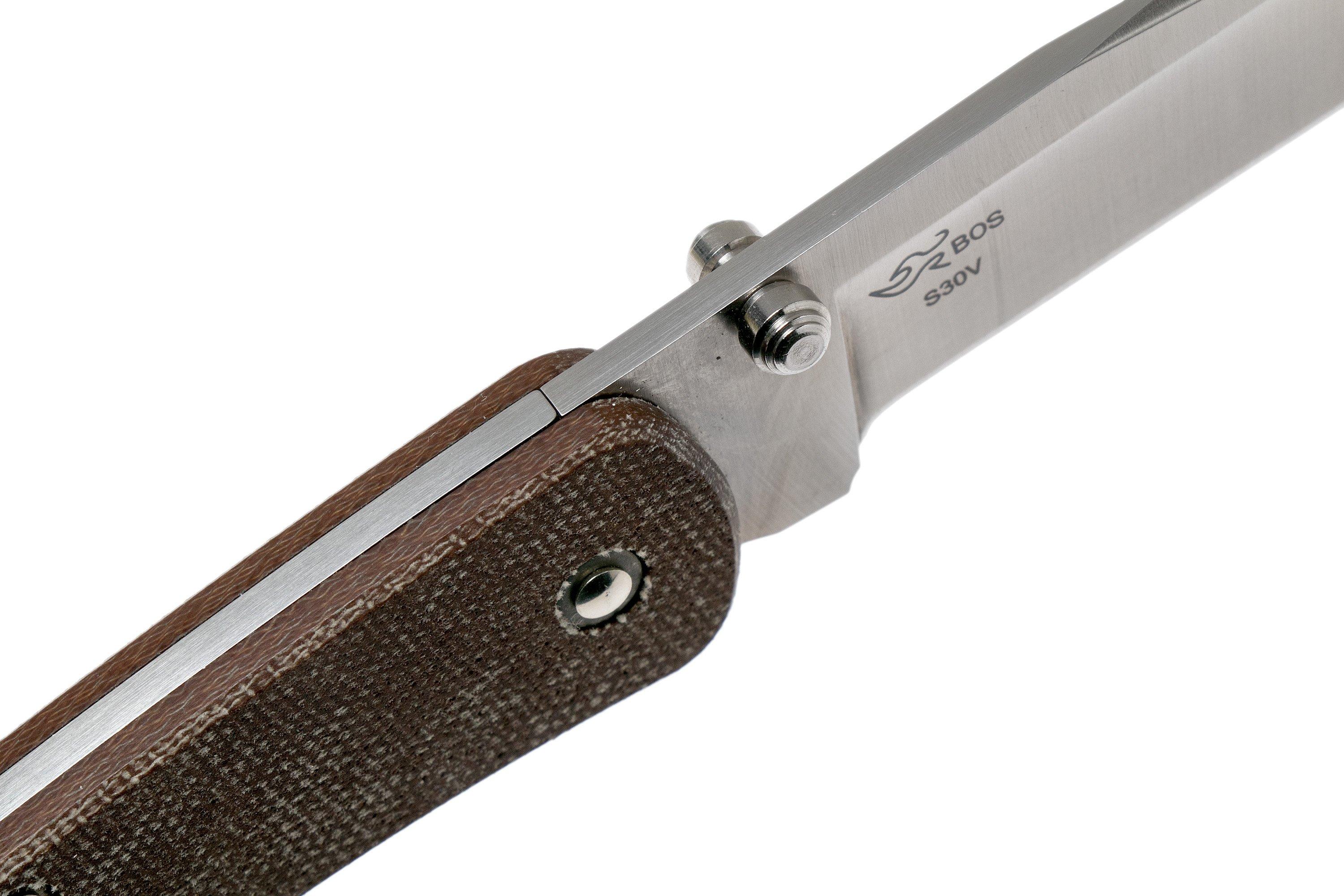 Buck Slim Knife Pro Brown Micarta Brs Navaja Compras Con