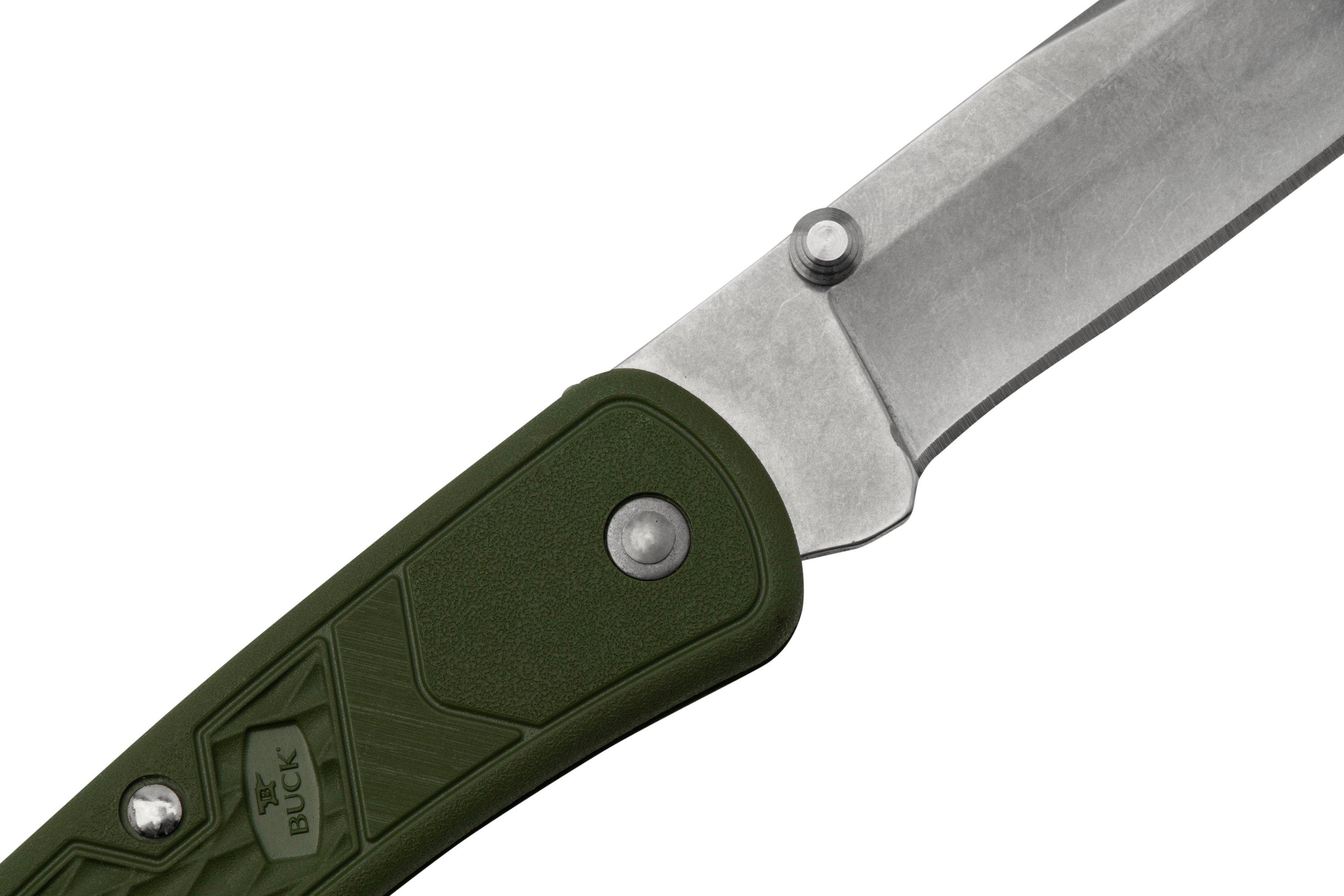 Buck 110 Slim Knife Select OD Green 0110ODS2 pocket knife