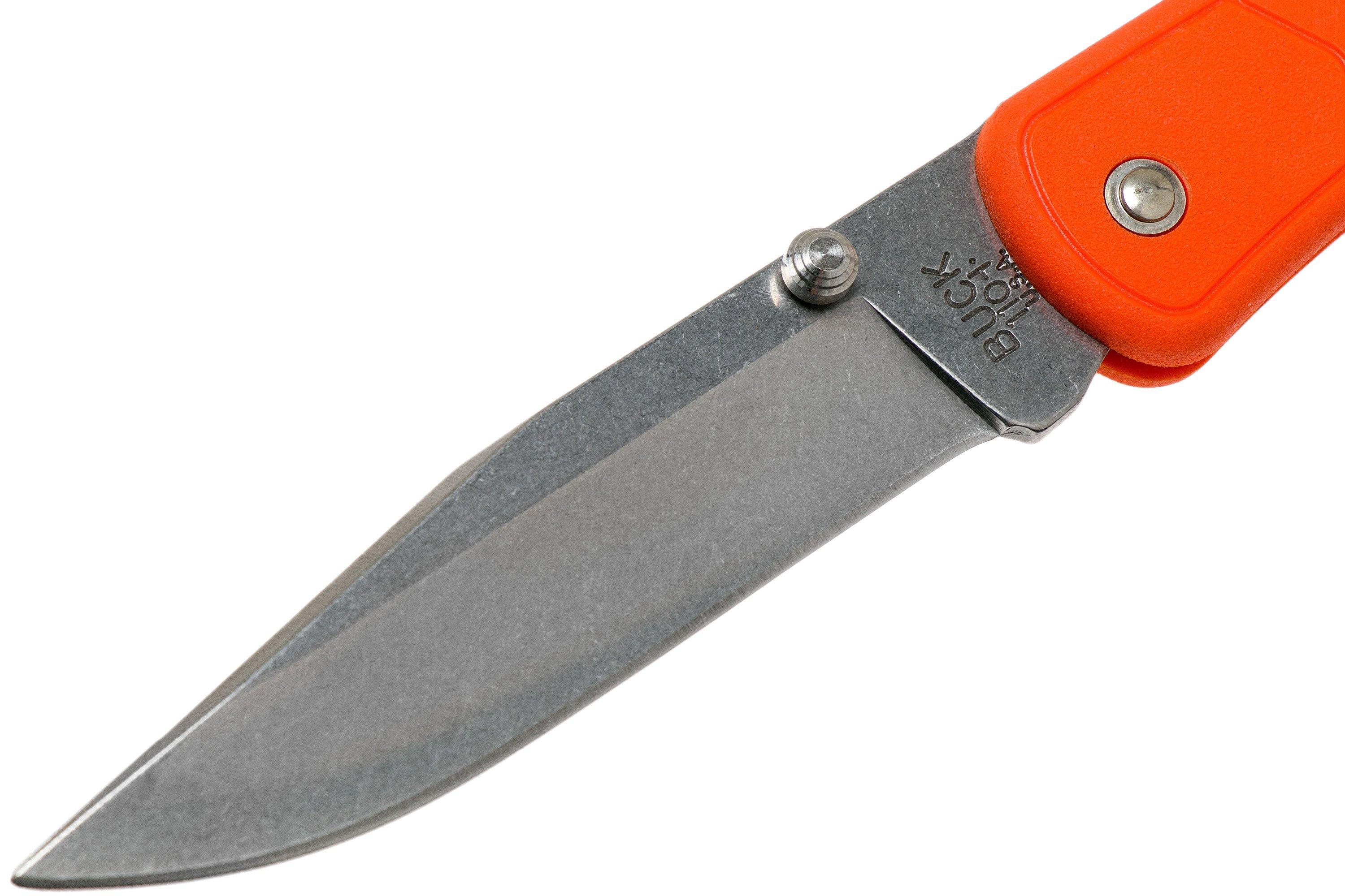 Buck 110 Slim Knife Select Orange 0110ORS2 pocket knife
