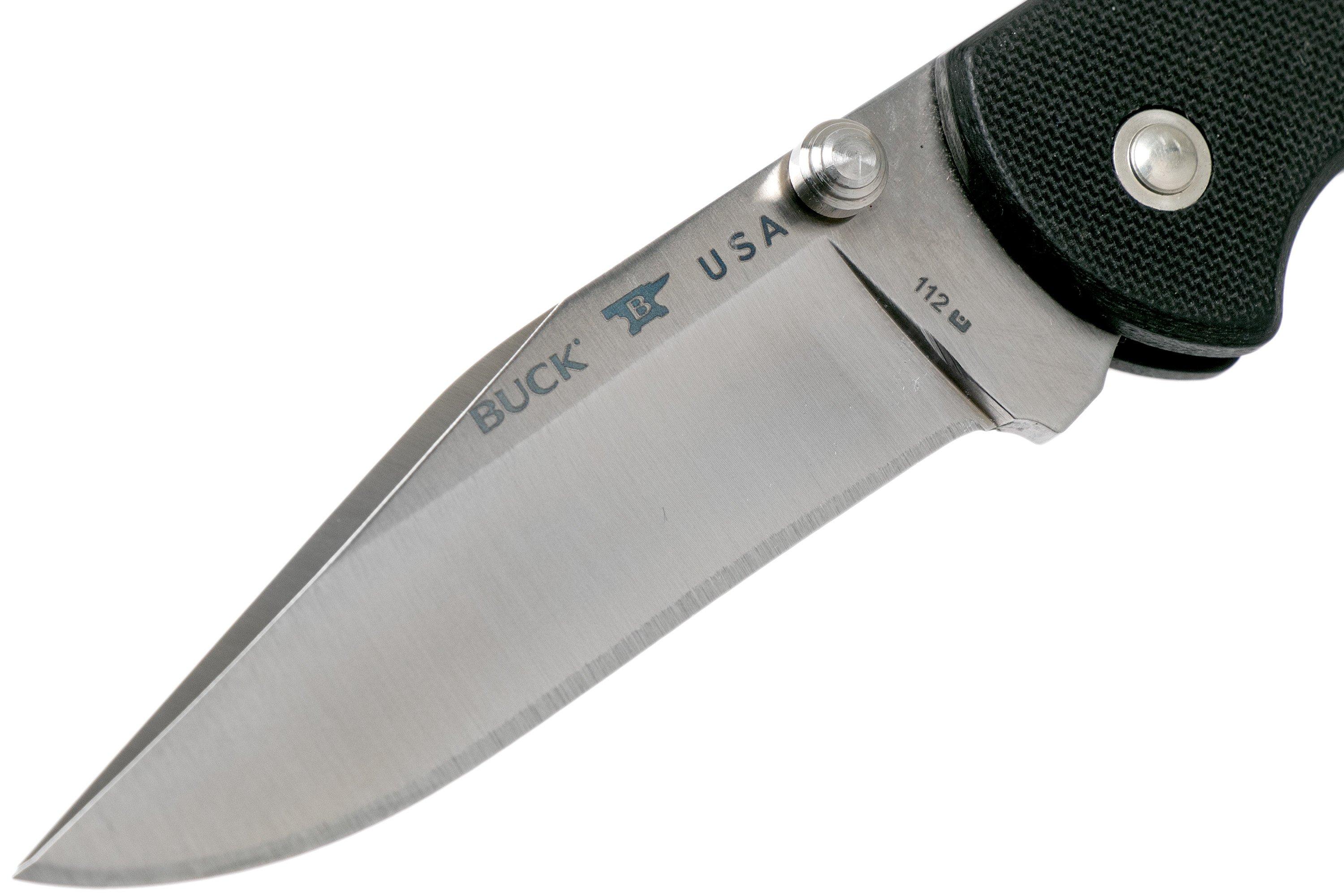 Buck 112 Slim Knife Pro Black G10 0112BKS6 navaja Compras con