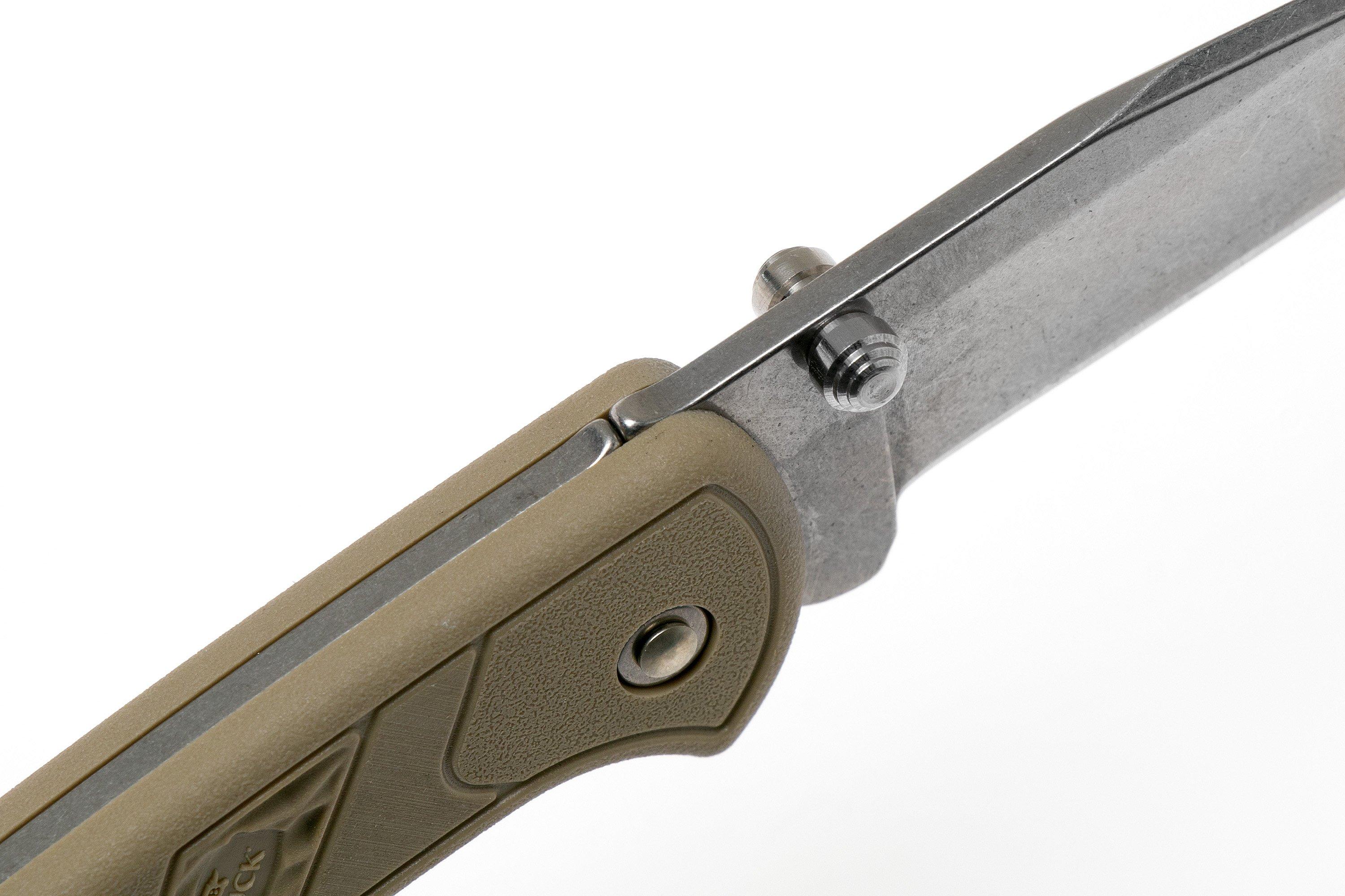 Buck Ranger Slim Knife Select Tan Brs Zakmes Voordelig Kopen Bij Knivesandtools Be