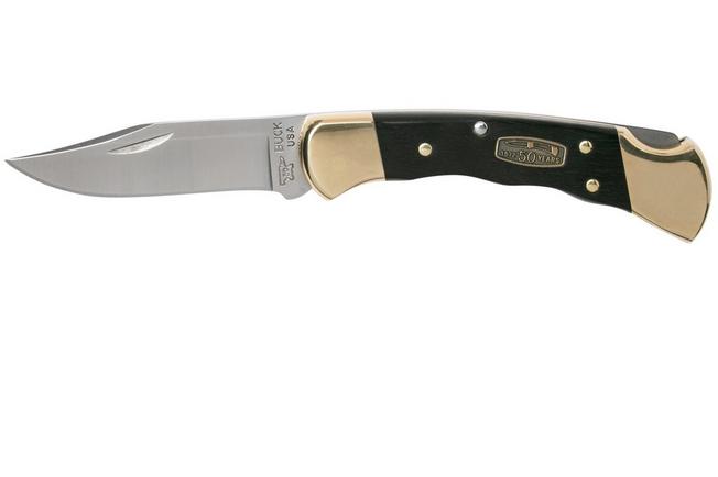 Buck 112 Ranger with finger grooves 112BRS3FG 50th Anniversary Limited  Edition pocket knife