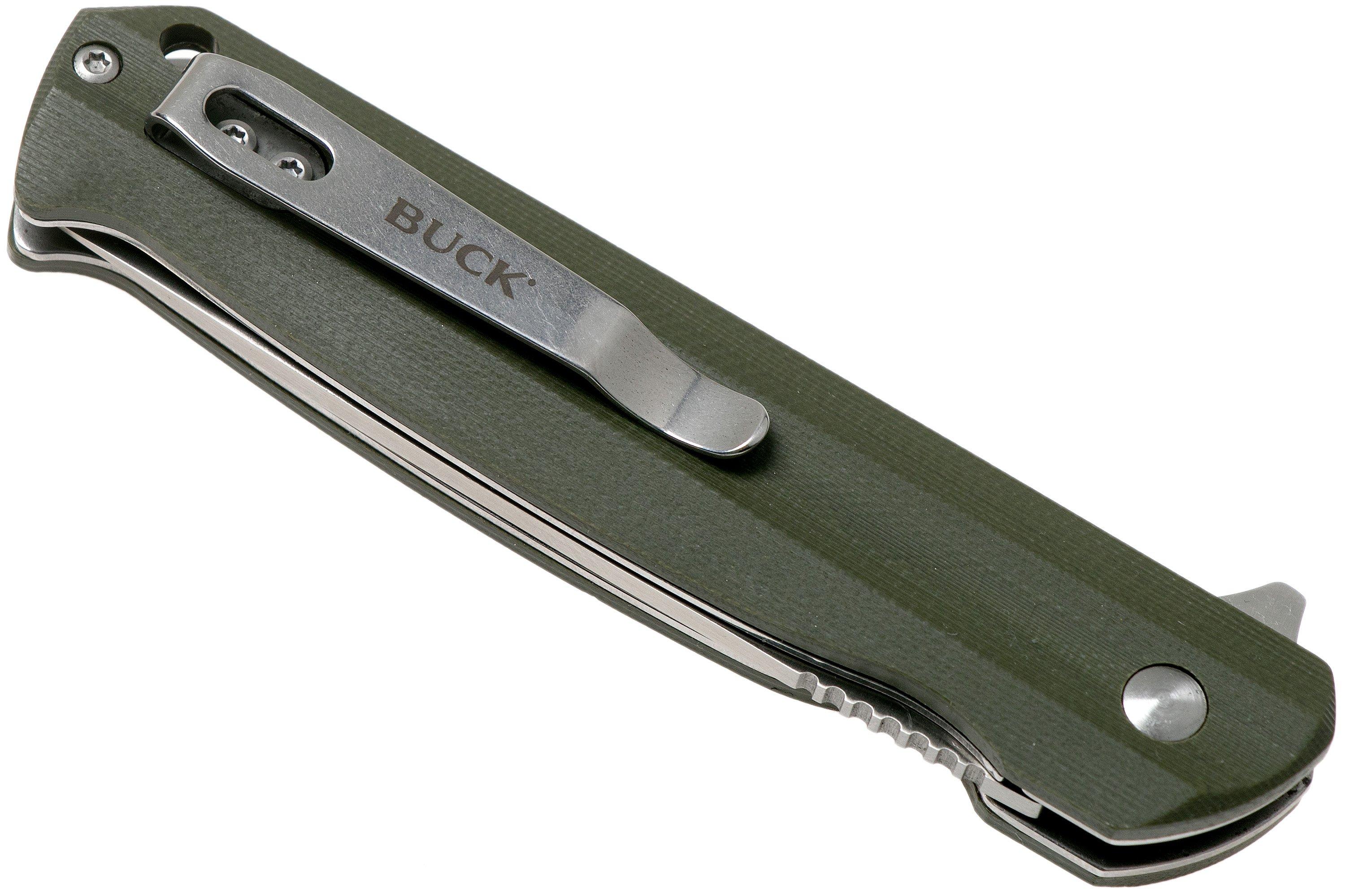 Buck Langford 251GRS Green pocket knife Advantageously shopping at