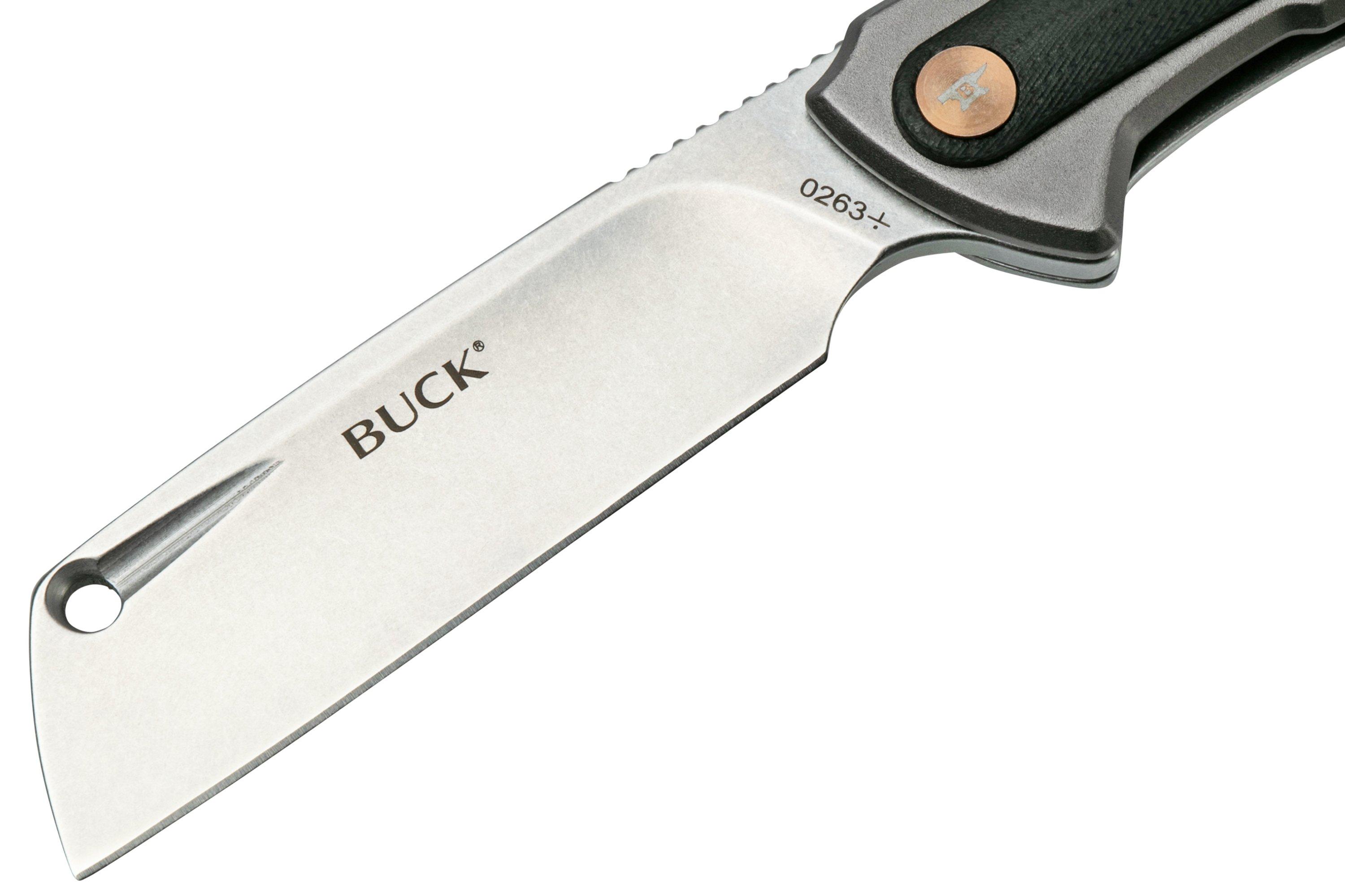 cleaver　shopping　Buck　HiLine　knife　Advantageously　263GYS　pocket　at