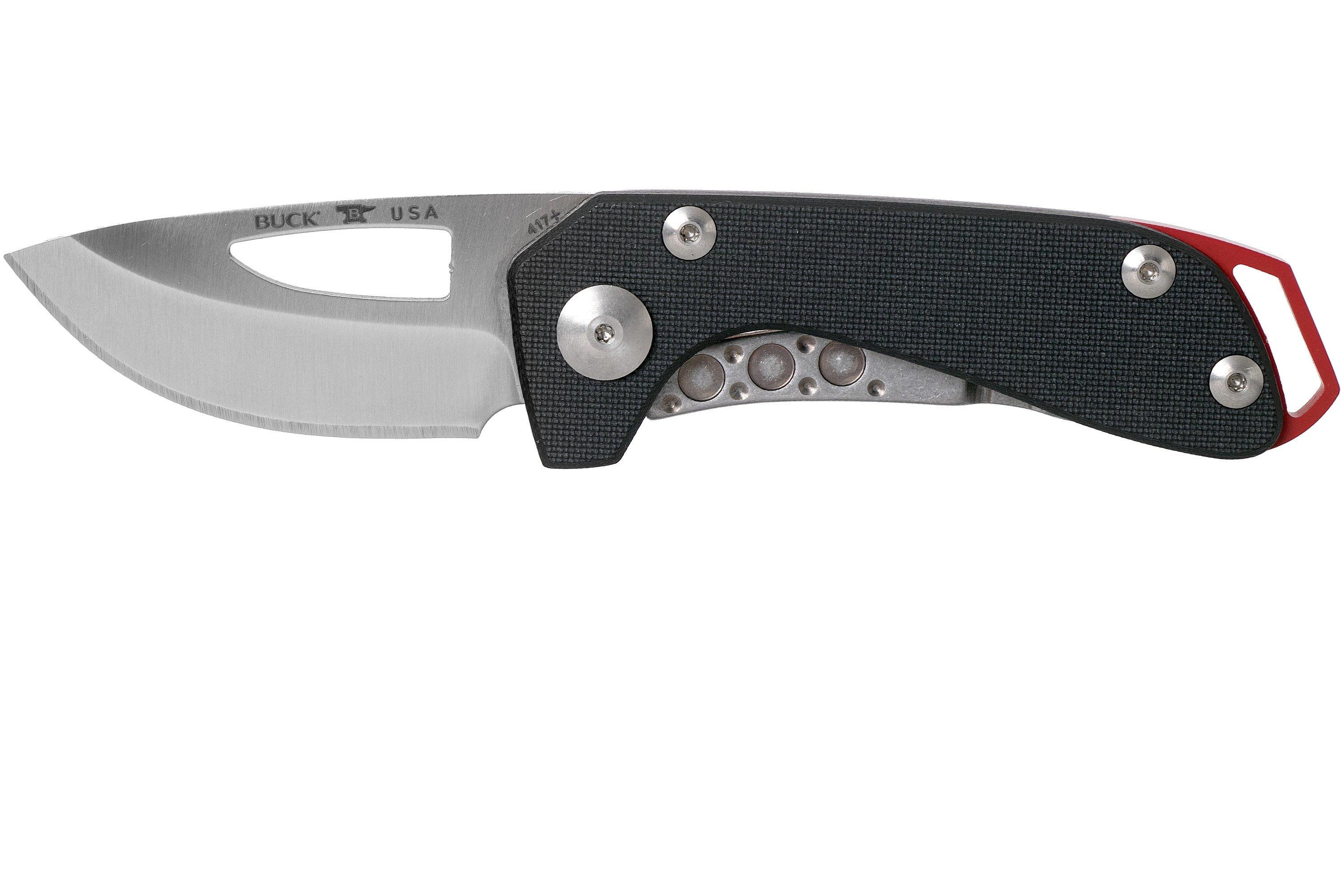 Buck 417BKS Budgie Black G10 pocket knife | Advantageously 