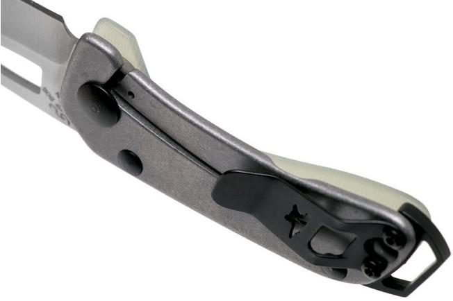 Buck 417GRS Budgie Natural Green G10 pocket knife