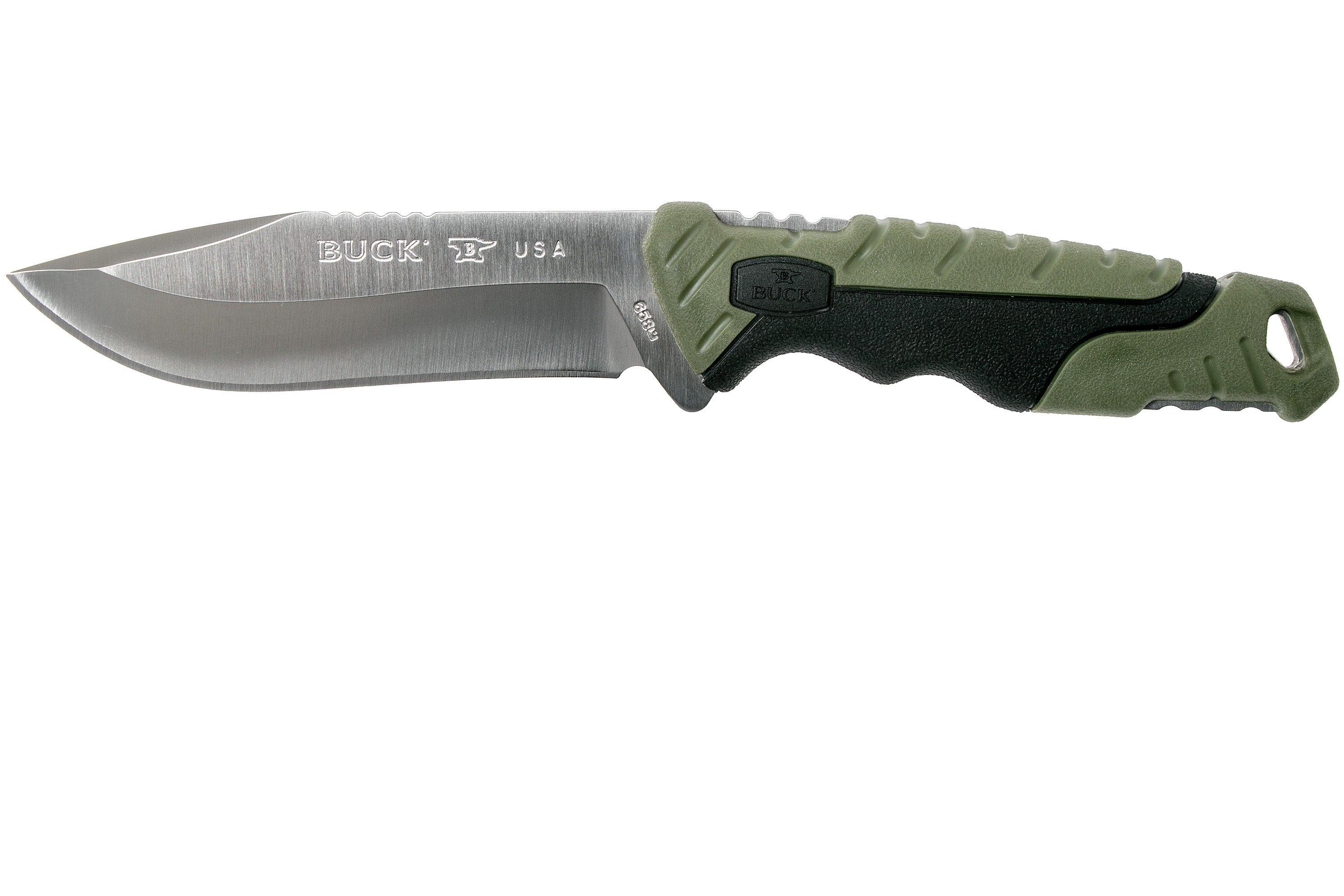 Buck Pursuit Small Green 658GRS hunting knife Advantageously shopping