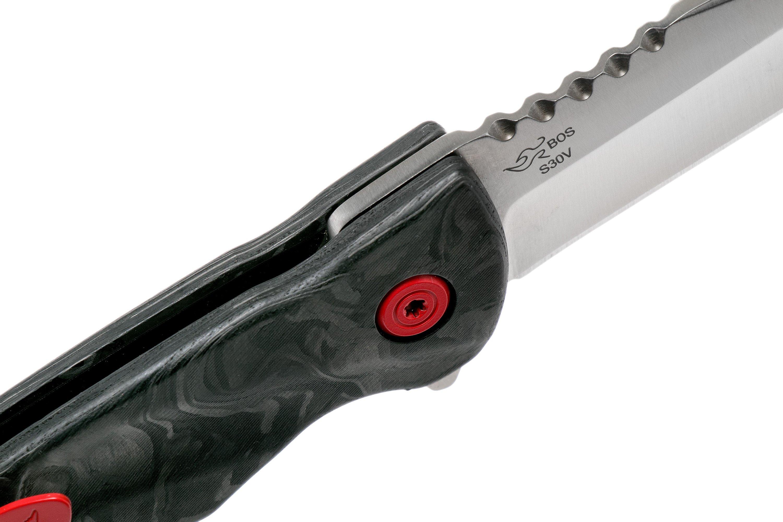 Buck Sprint Pro BB Marbled Carbon fibre 0841CFS pocket knife