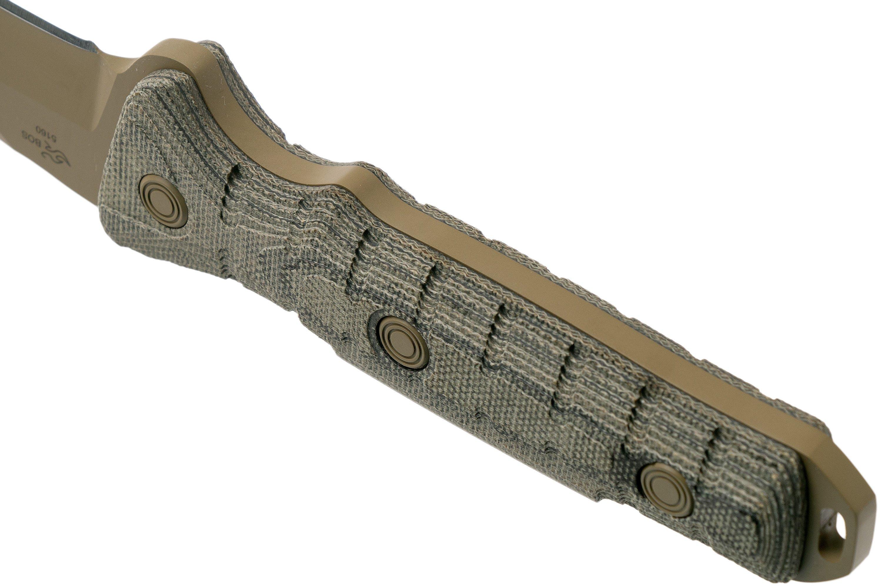 Buck Ground Combat Knife Spear Point 891BRS Coyote Brown GCK survival