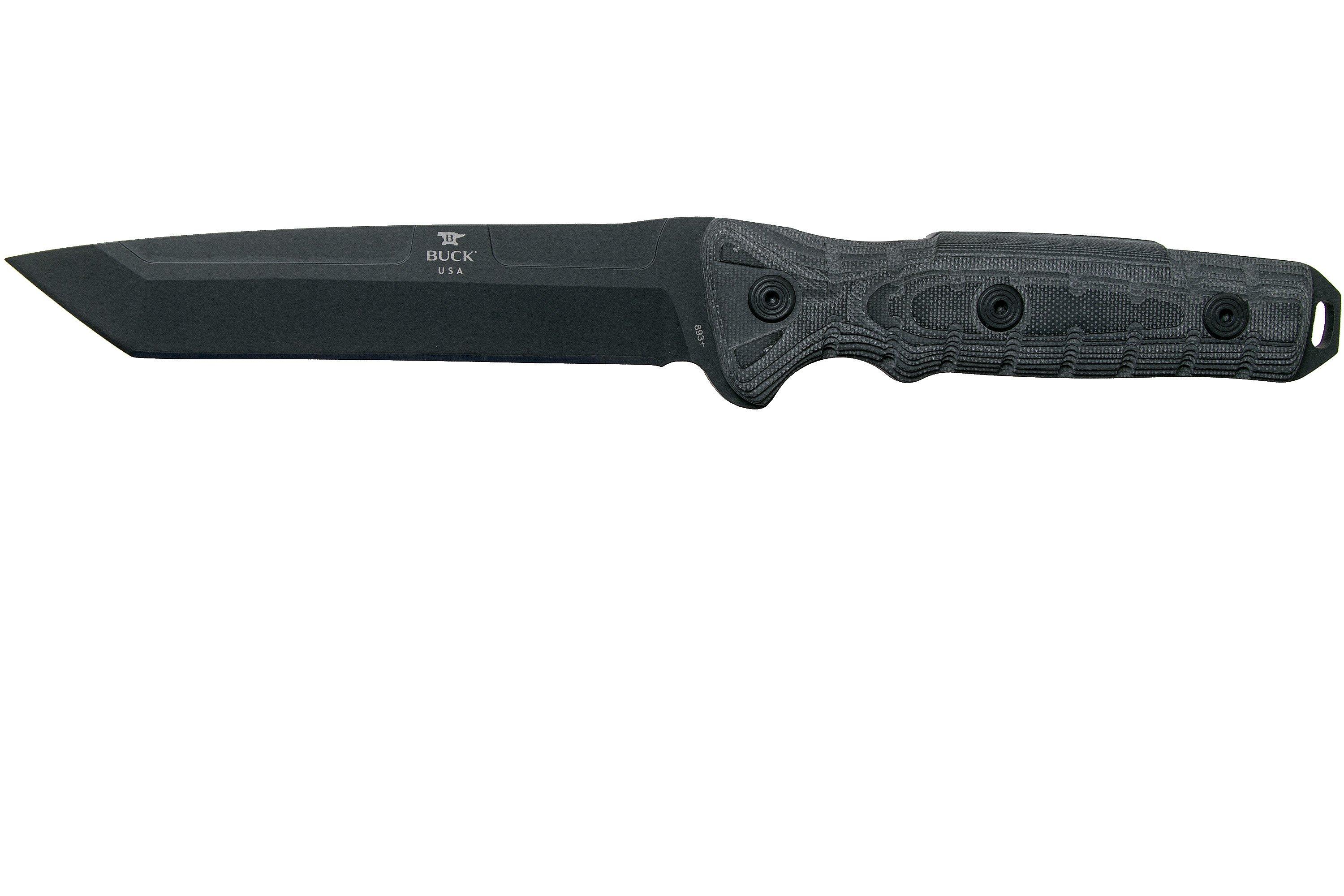 Buck Ground Combat Knife Tanto 893BKS Sniper Grey GCK survival knife ...