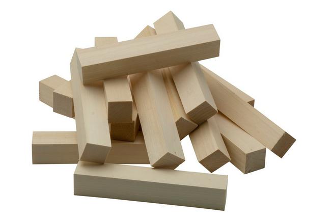 BeaverCraft Wood Carving Blocks BW16, 16-piece set