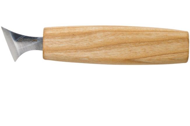 BeaverCraft Small Geometric Carving Knife C10s, Holzschnitzmesser für  geometrisches Schnitzen