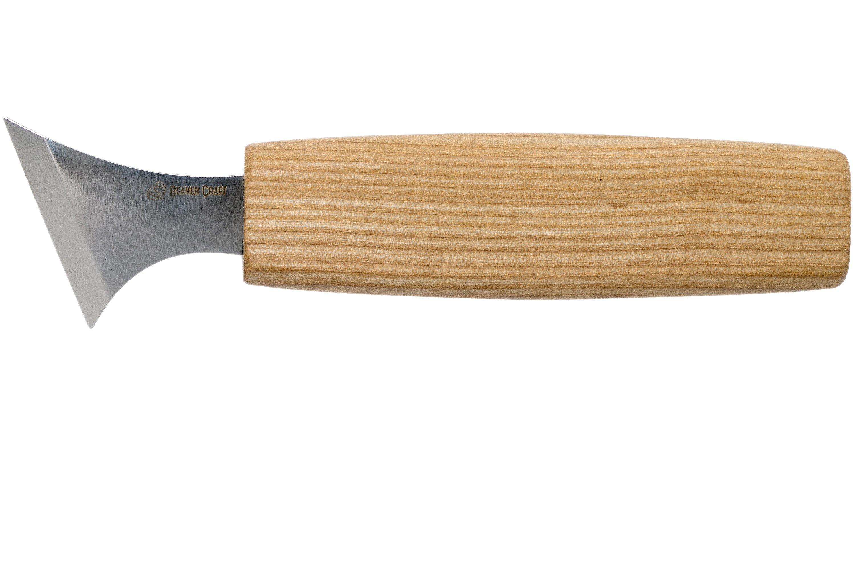 BeaverCraft Knife for Geometric Woodcarving C11, cuchillo para tallar  madera para la talla geométrica