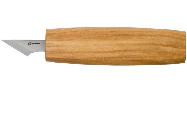 BeaverCraft Small Knife for Geometric Woodcarving C11s, coltello da intaglio  del legno per intaglio geometrico