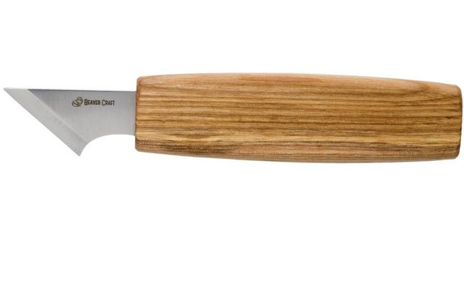 BeaverCraft C11 Knife for Geometric Woodcarving, coltello da intaglio del  legno per intaglio geometrico