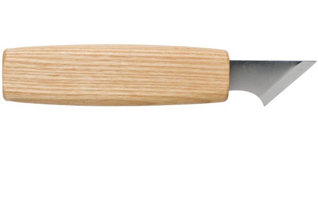 BeaverCraft Cincel de gubia para tallar madera 7L/22 cuchillo de gancho  SK1s cuchillo de dibujo con funda de cuero herramienta para carpintería  DK2s