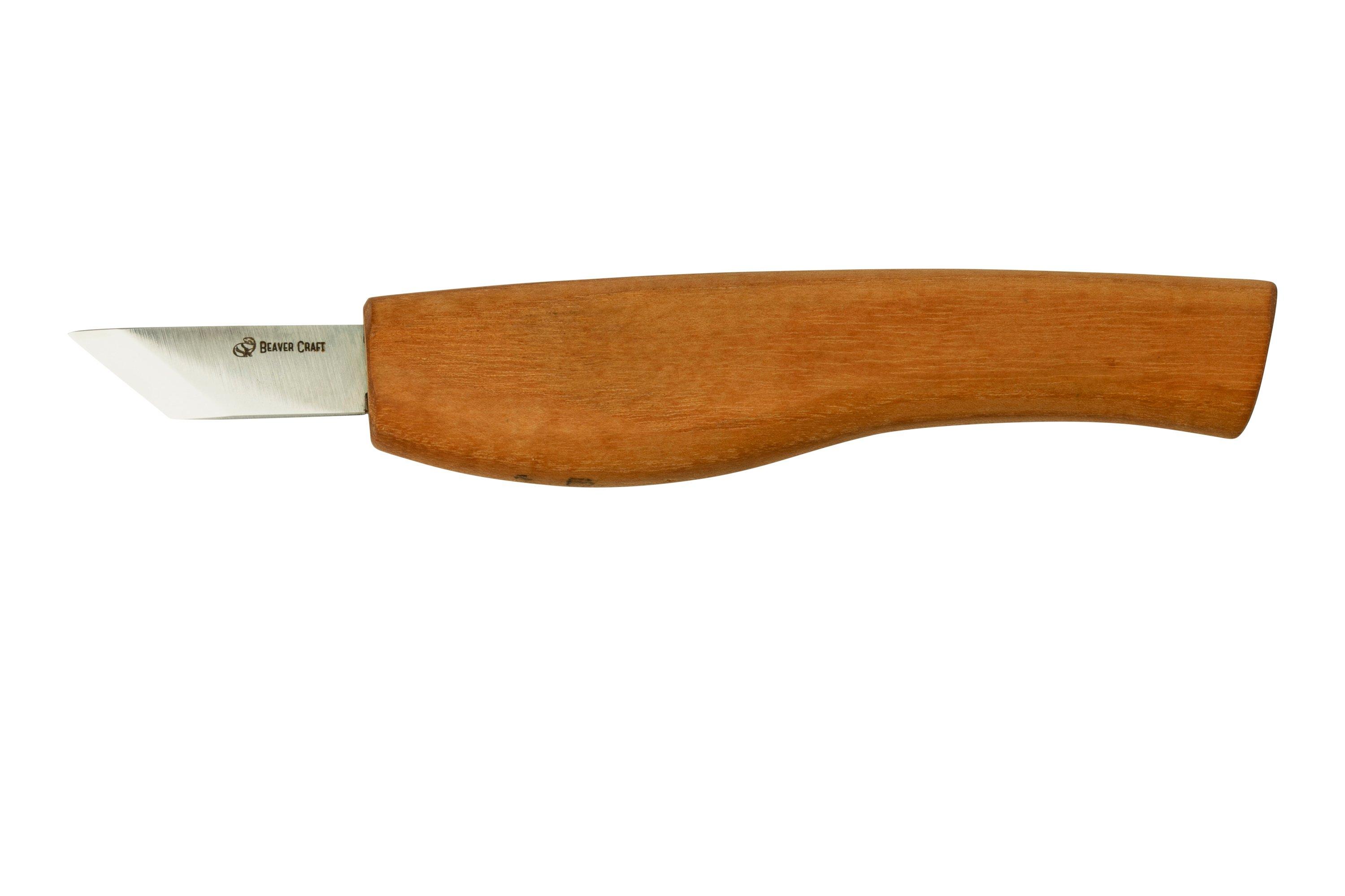 BeaverCraft Skew Knife C12N, wood carving knife Advantageously