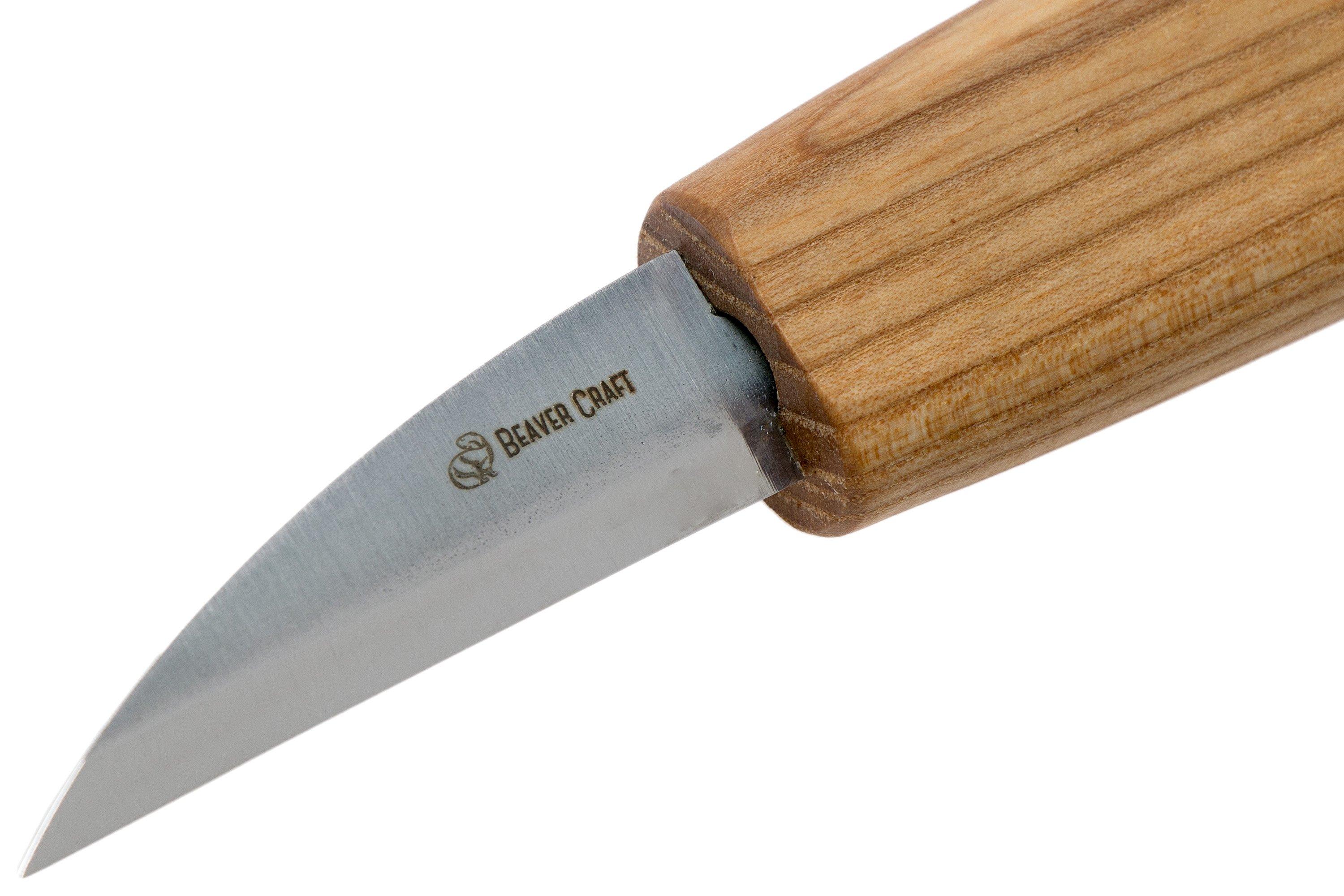 BeaverCraft Whittling Knife C14, wood carving knife | Advantageously ...