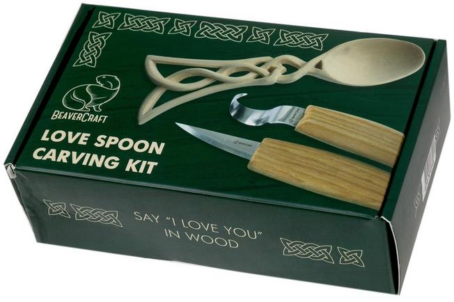 BeaverCraft Upgraded Spoon Carving Set S17, wood carving set