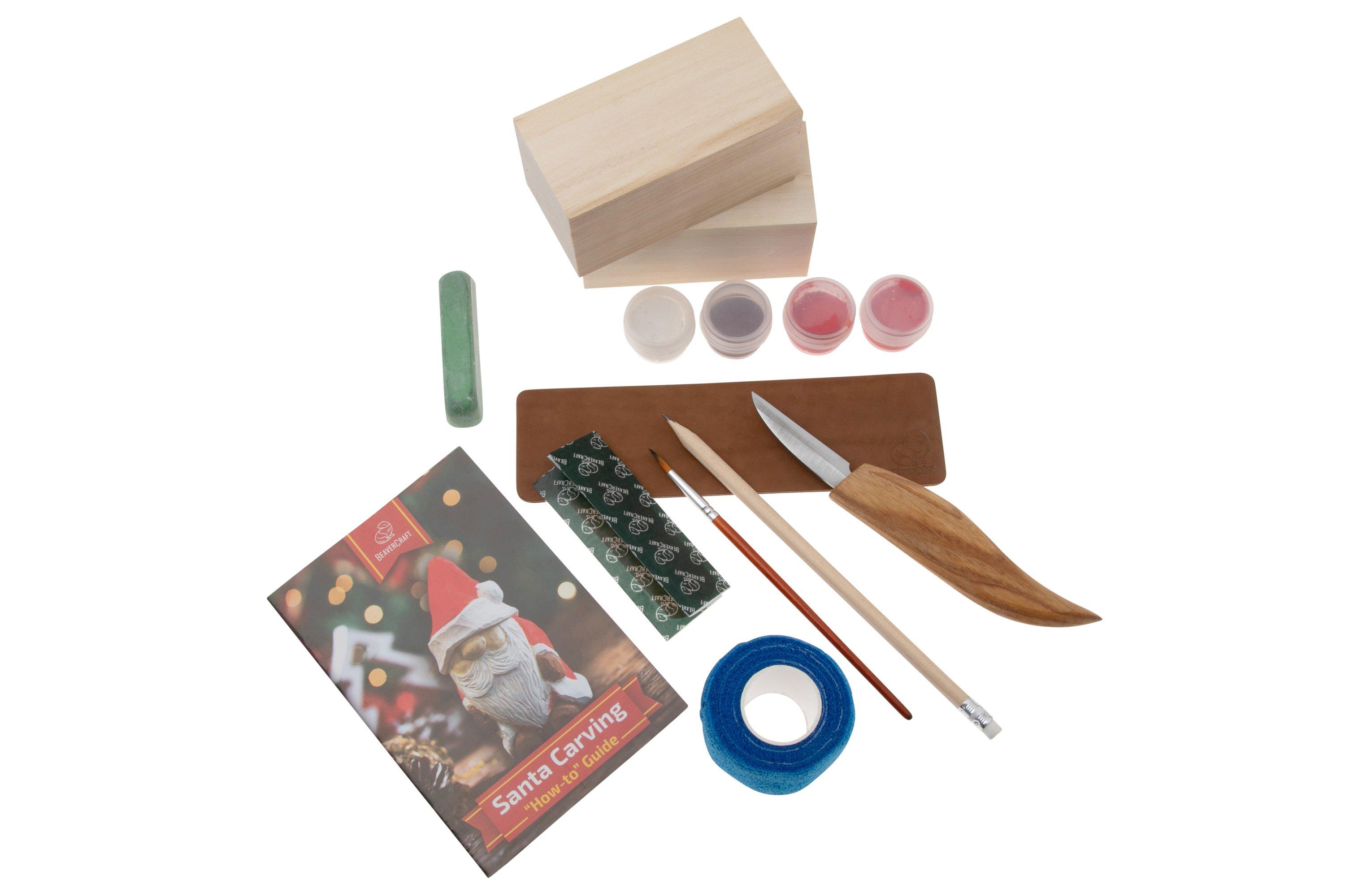 Beavercraft DIY06 Santa Carving Kit, wood carving set Advantageously