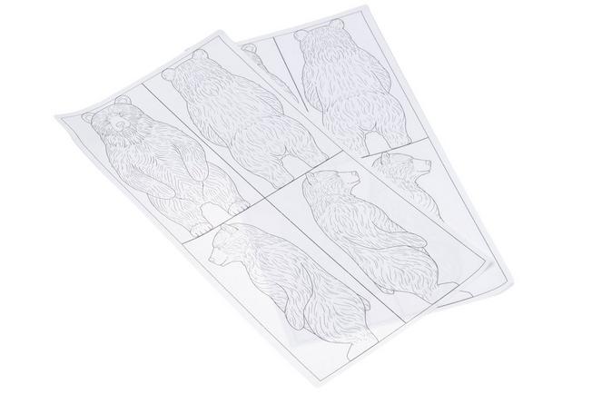 Afbeelding voor Beavercraft Standing Bear Wood Carving kit DIY12, houtsnijset 