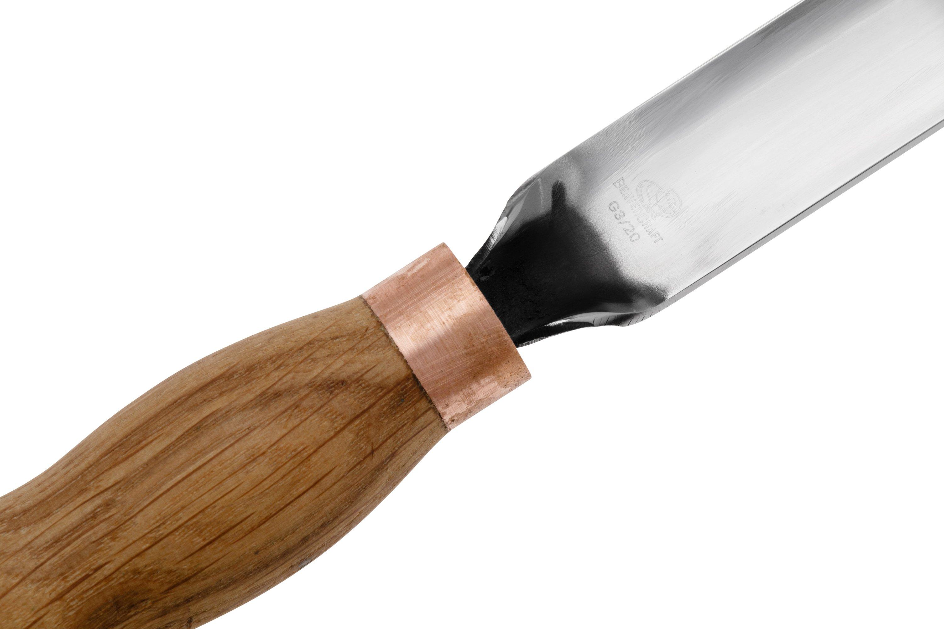 BeaverCraft Straight Shallow Gouge G3-20 Sweep 3, 20 mm, gouge ...