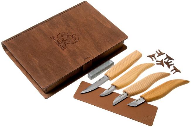 BeaverCraft Set of 4 knives S09, wood carving set