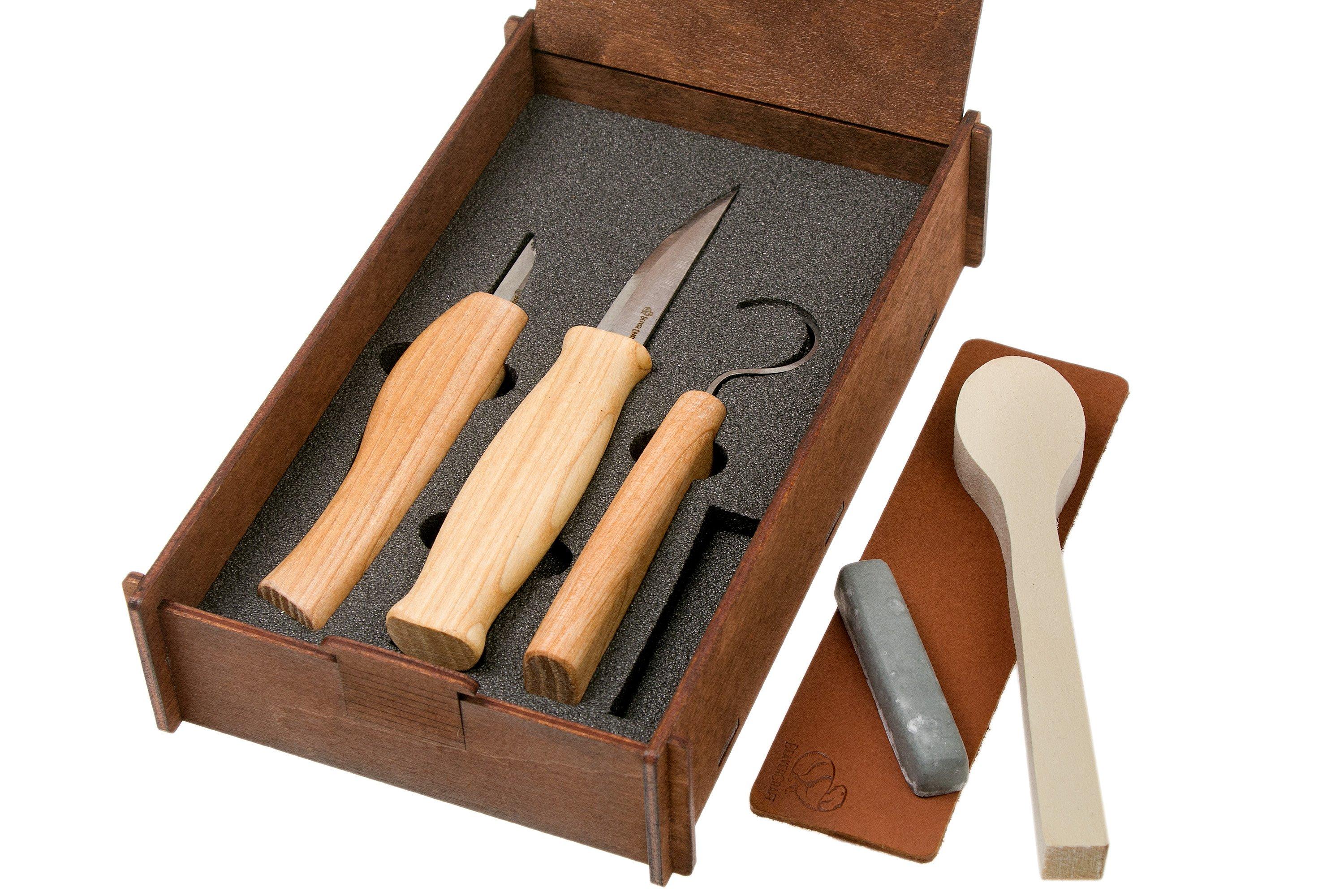 BeaverCraft S18X Deluxe Wood Carving Kit S14x Wood Spoon Carving Tools Kit