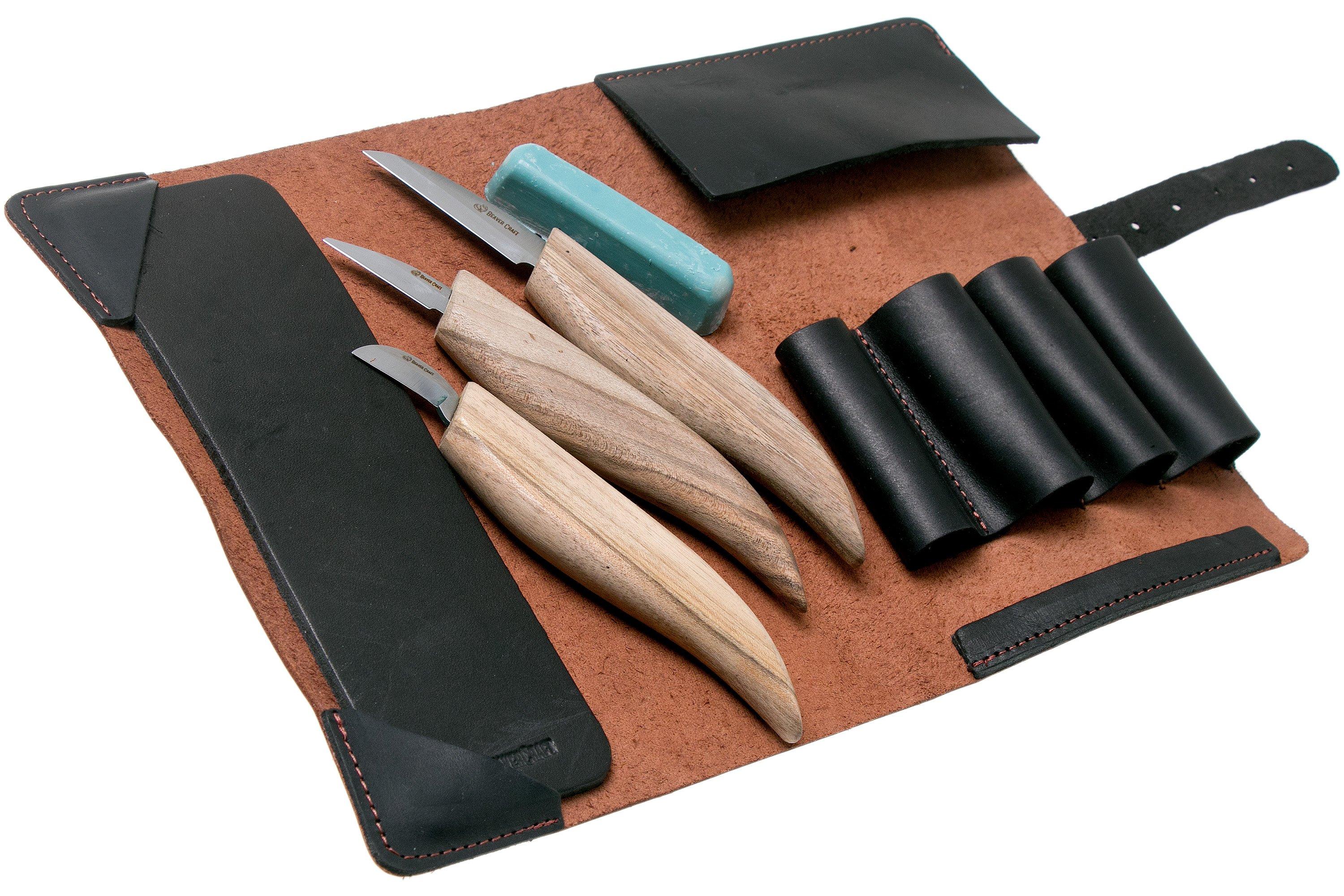 BeaverCraft Starter Chip and Whittle Knife Set S15x, Limited Edition