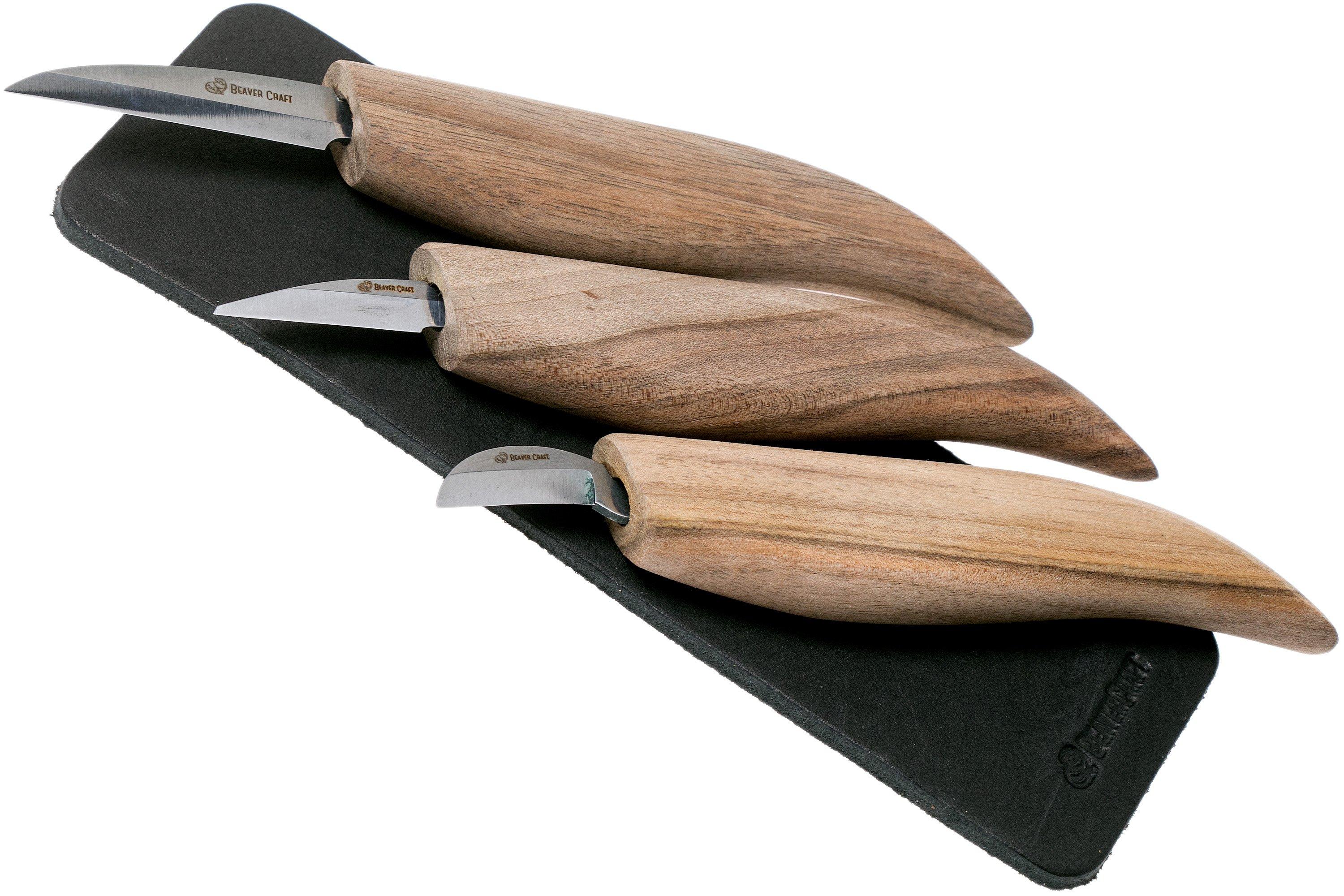 BeaverCraft Starter Chip and Whittle Knife Set S15x, Limited Edition