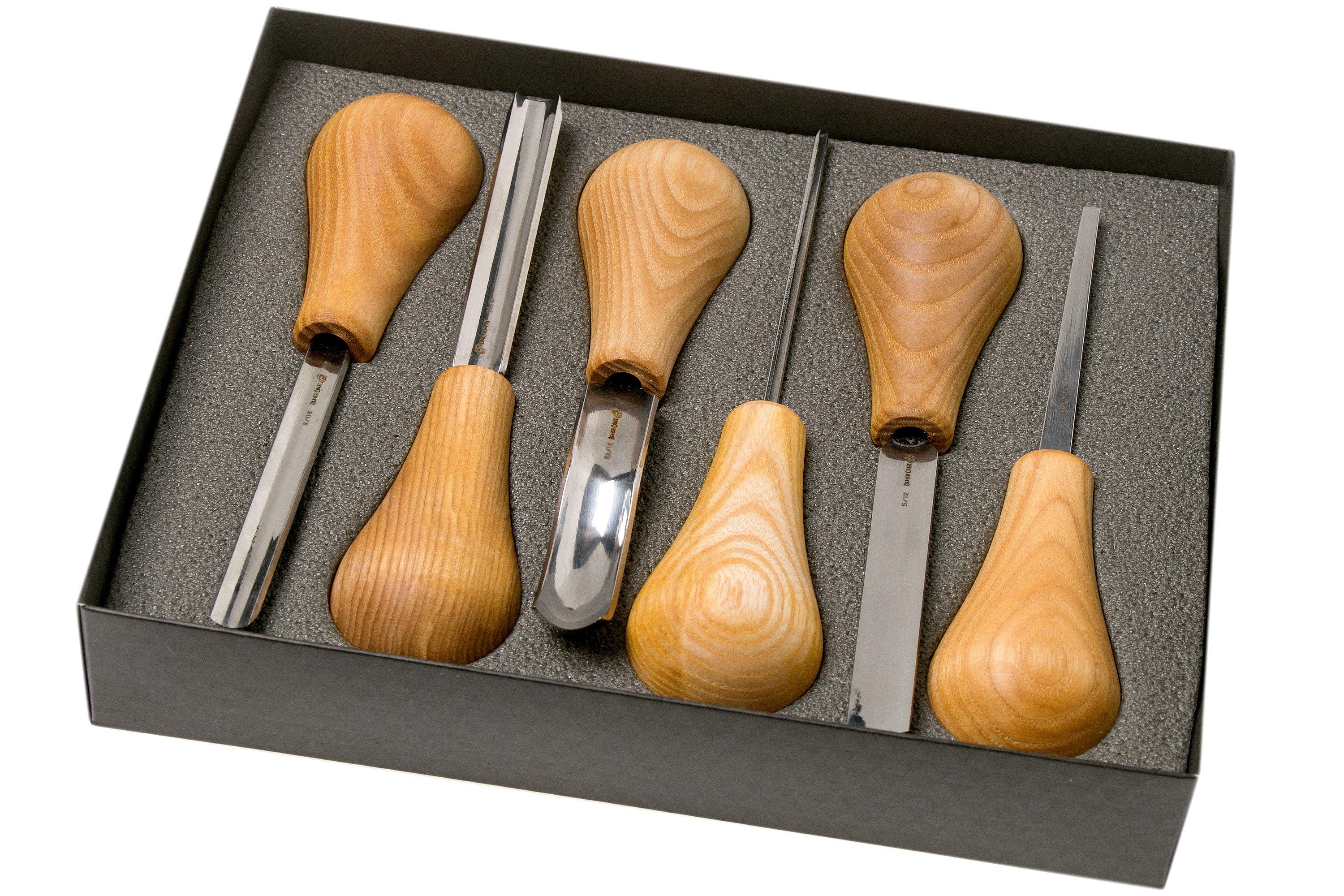 BeaverCraft Palm Chisel Wood Carving Set SC05, set per intagliare il