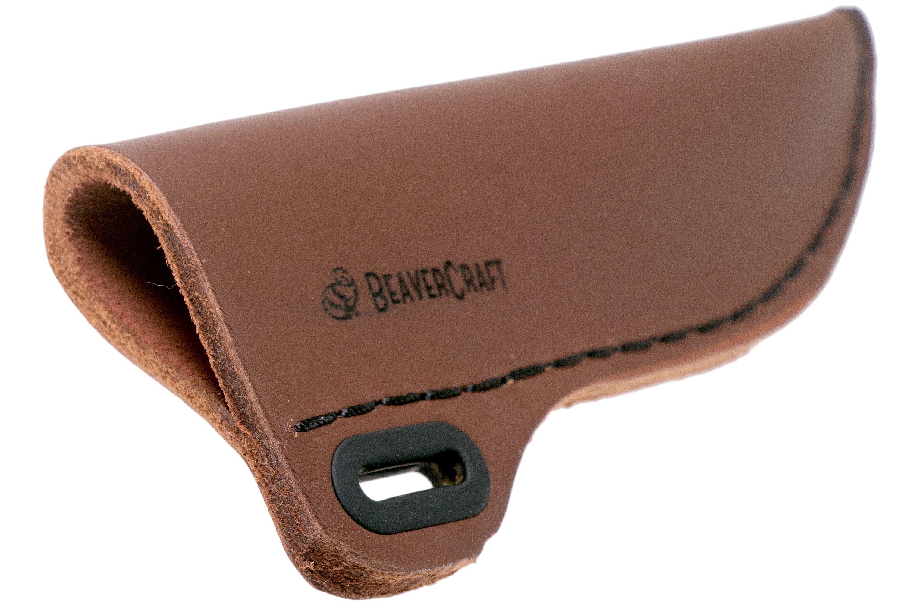 BeaverCraft Leather Sheath for Carving Knife SH1 Advantageously