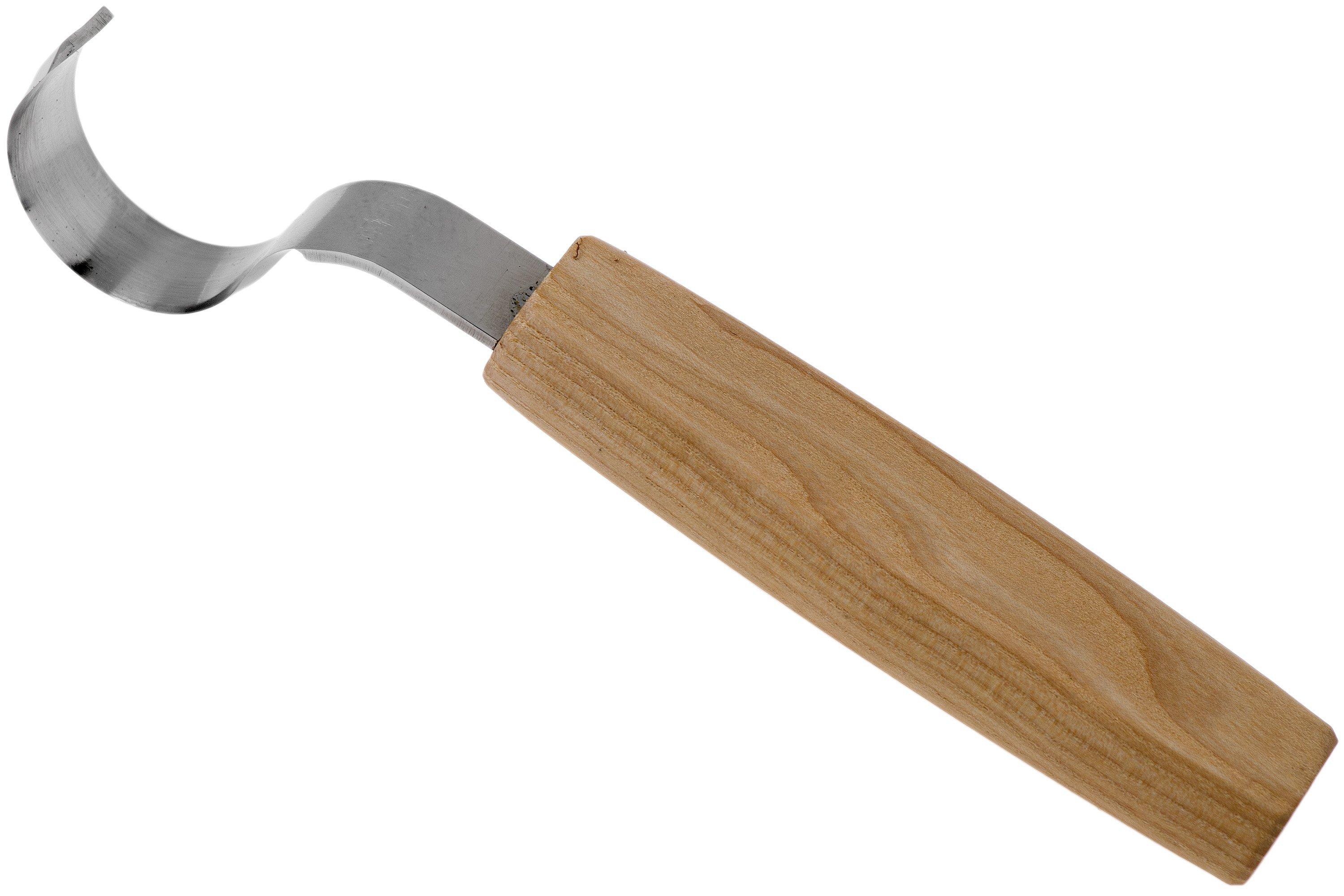 BeaverCraft Spoon Carving Knife 30 mm SK2S, righthanded spoon knife with sheath