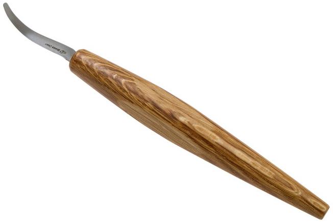 BeaverCraft Hook Knife SK2 Oak 1.2 inch Blade Wood Carving Spoon Knife for Bowl Cups Spoons Carving Right Handed Wood Carving Knife Curved Tools for