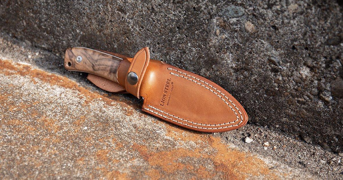 Materialien für Messerscheiden von feststehenden Messern