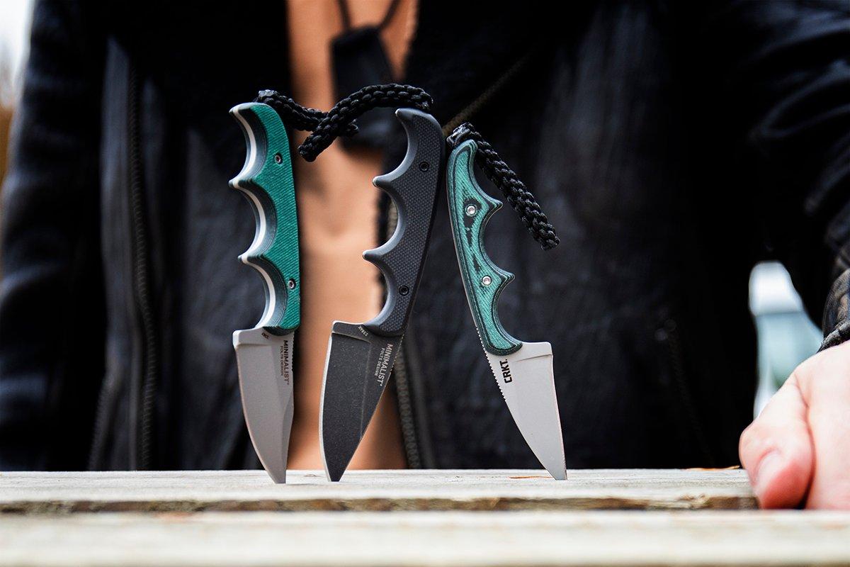 CRKT Minimalist Drop Point vs Wharncliffe vs Bowie