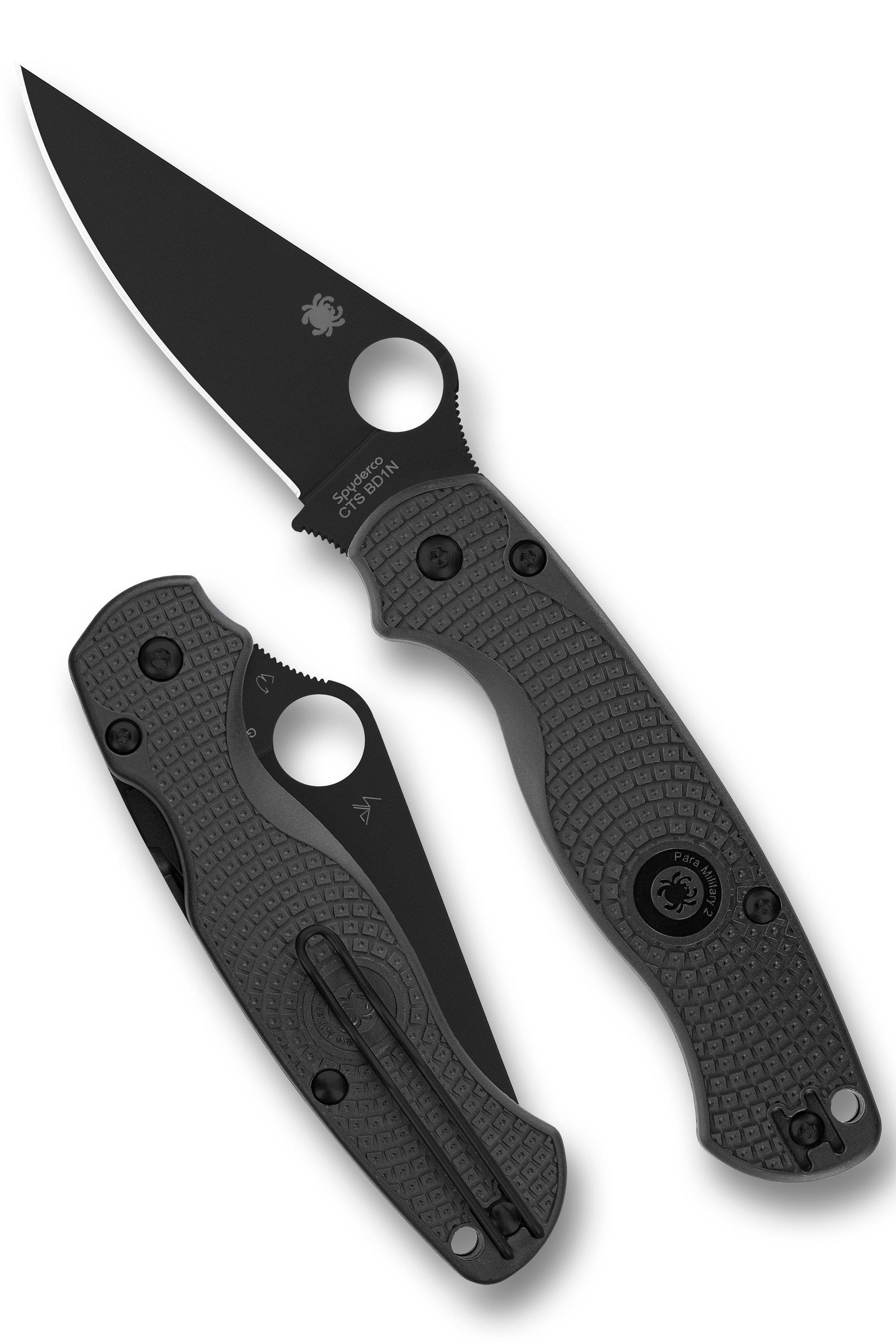 Spyderco Paramilitary 2 Lightweight Black Blade C81PBBK2