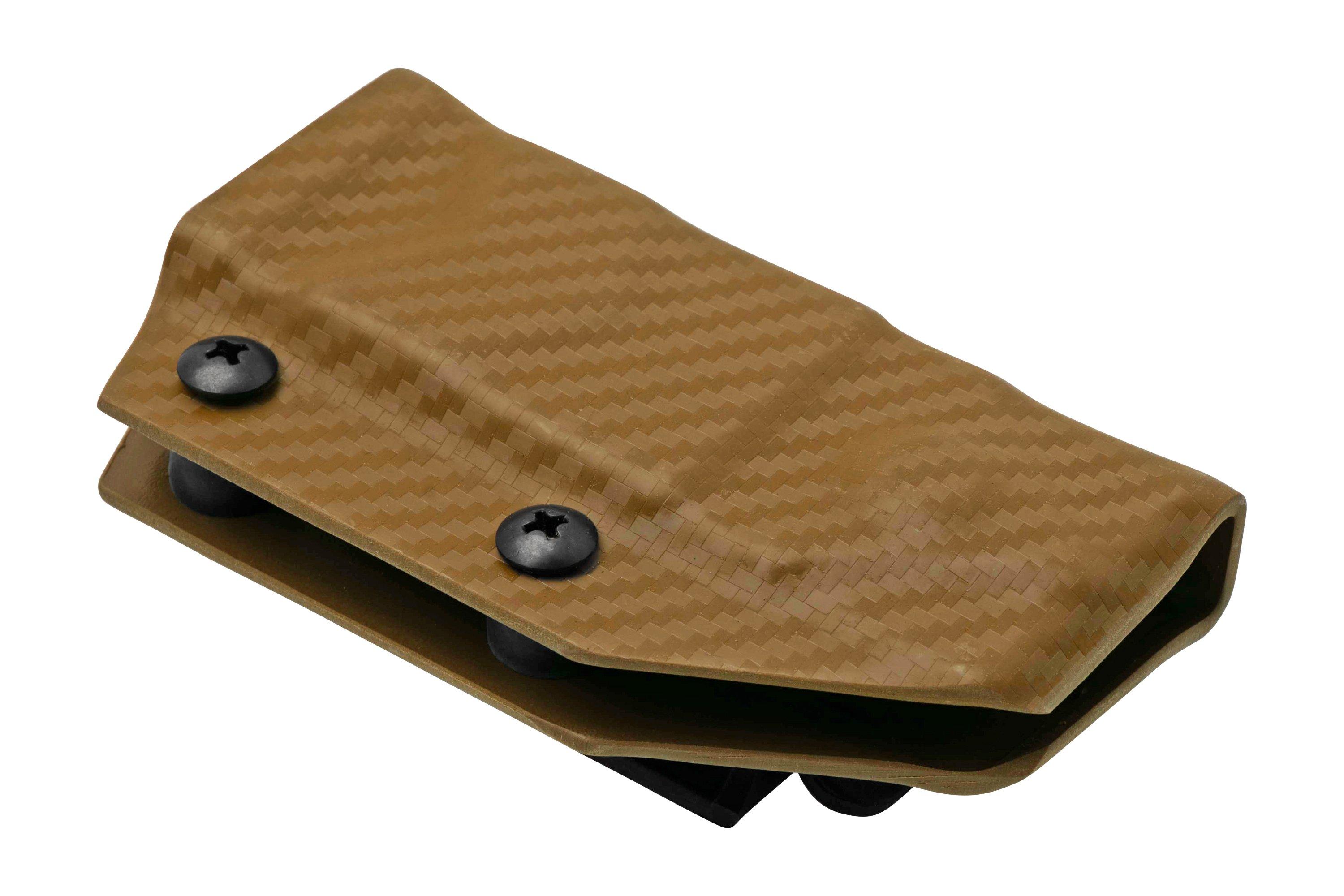 2 Clip Porta Profonda Per Coltelli - In Metallo | Per Modelli Spyderco, Benchmade E Altri | Design A 3 Fori - Foto 12