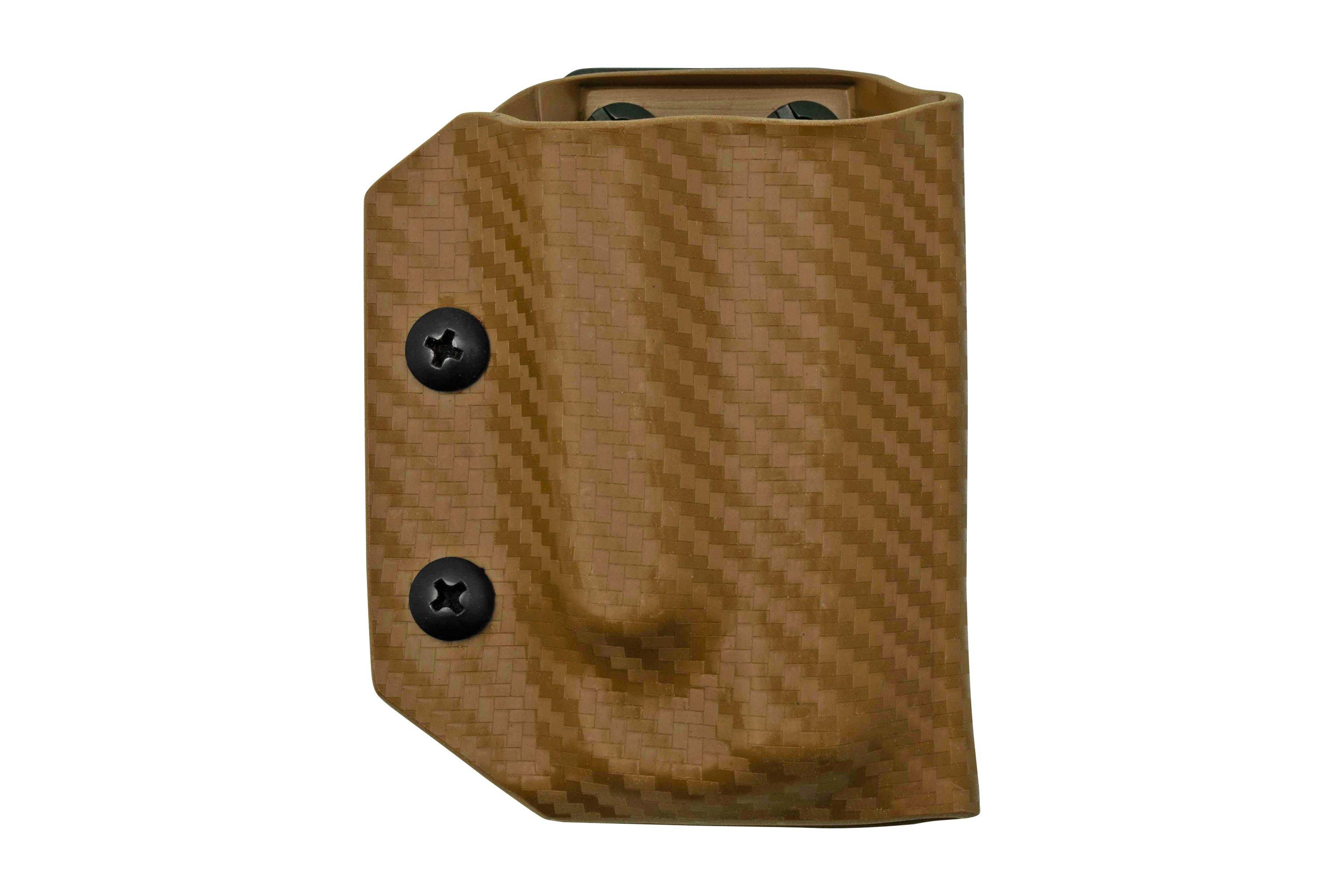 Clip And Carry Kydex Sheath Gerber Suspension NXT, Carbon Fiber Brown