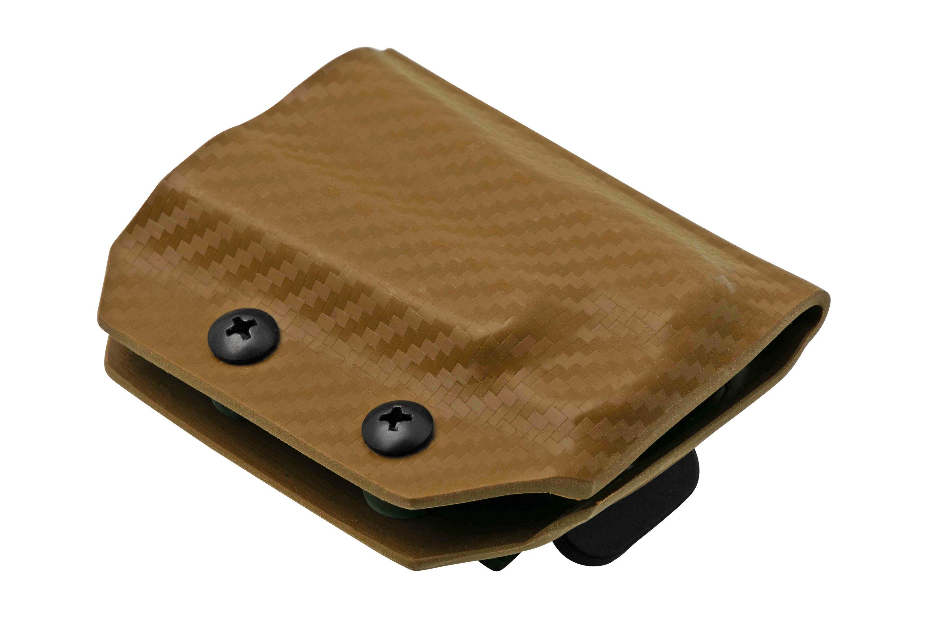 Clip And Carry Kydex Sheath Gerber Suspension NXT, Carbon Fiber Brown