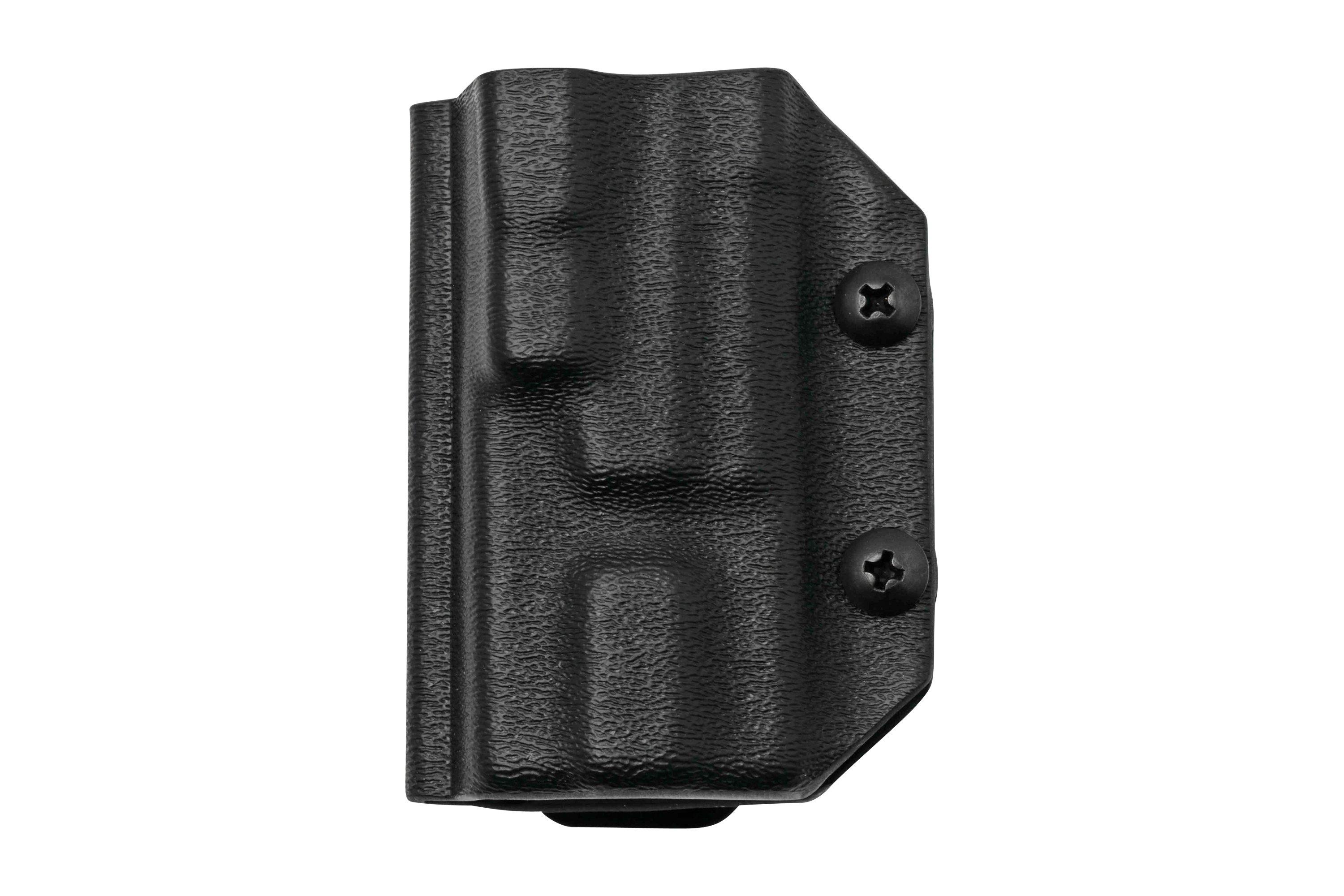 Clip And Carry Kydex Sheath Leatherman Free P2, Black LP2BLK belt