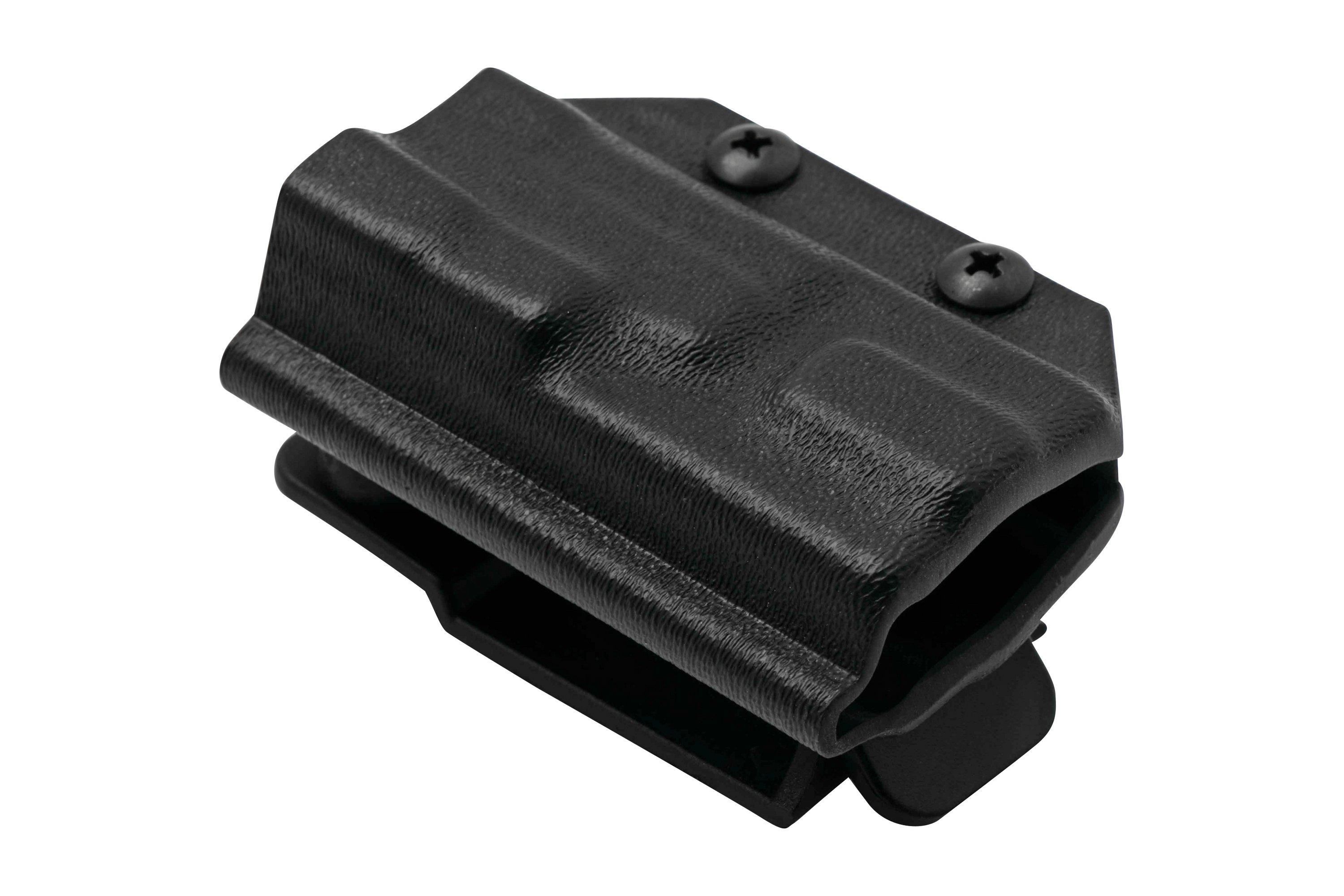 Clip And Carry Kydex Sheath Leatherman Free P2, Black LP2BLK belt