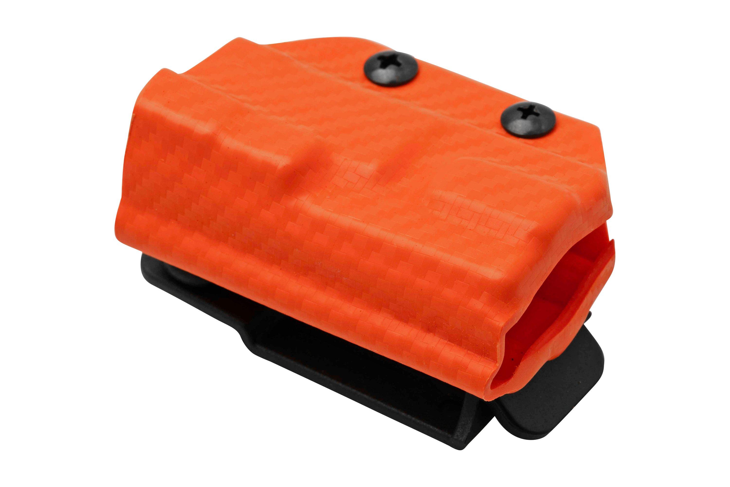 Clip And Carry Kydex Sheath Leatherman Free P4, Carbon Fiber Orange LP4