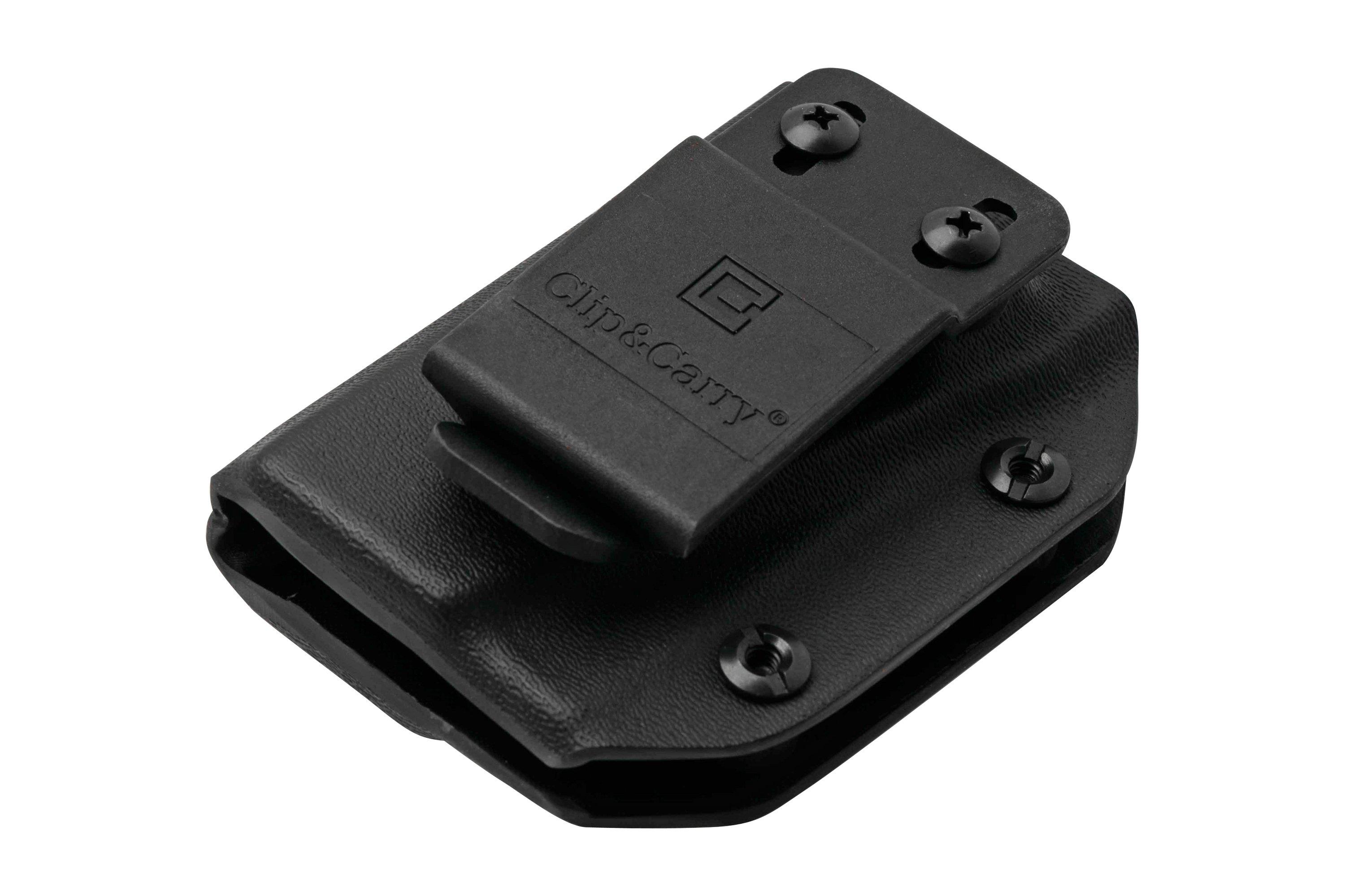 Clip And Carry Kydex Sheath Leatherman Raptor, Black LRAPTORBLK belt