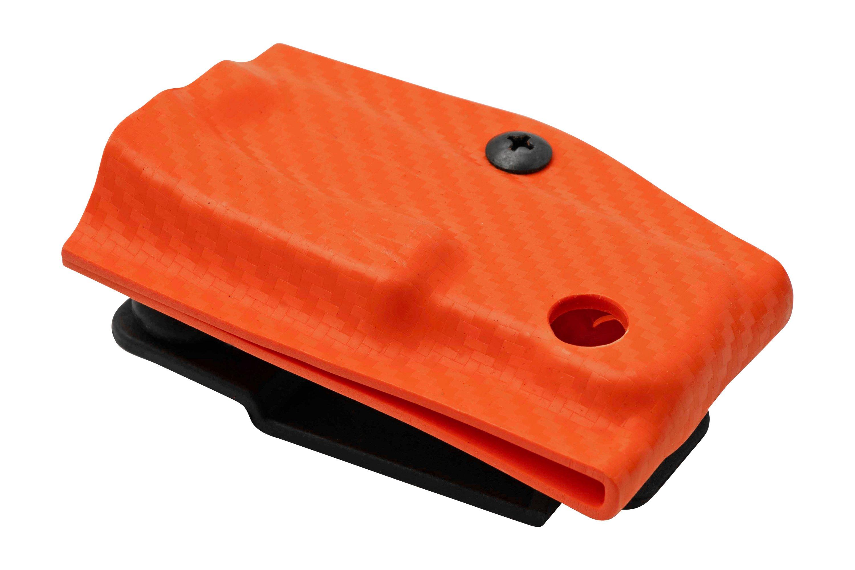 clip-and-carry-kydex-sheath-leatherman-skeletool-carbon-fiber-orange