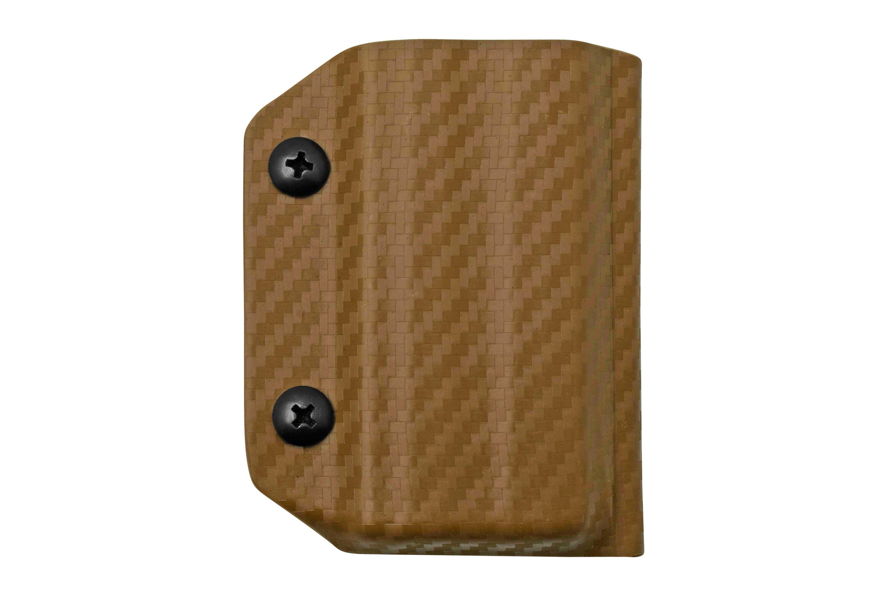 Clip And Carry Kydex Sheath SOG Powerlock, Carbon Fiber Brown SPWRLKCFBRN belt holster